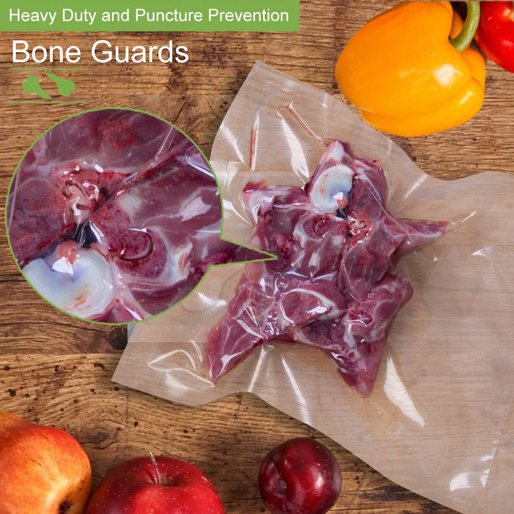 MaiFlaFre 200 Gallon11X16 Vacuum Sealer Bags with Commercial Grade, BPA Free, Heavy Duty.Vacuum Sealer Freezer Bags Compatible with Any Types Vacuum Sealer