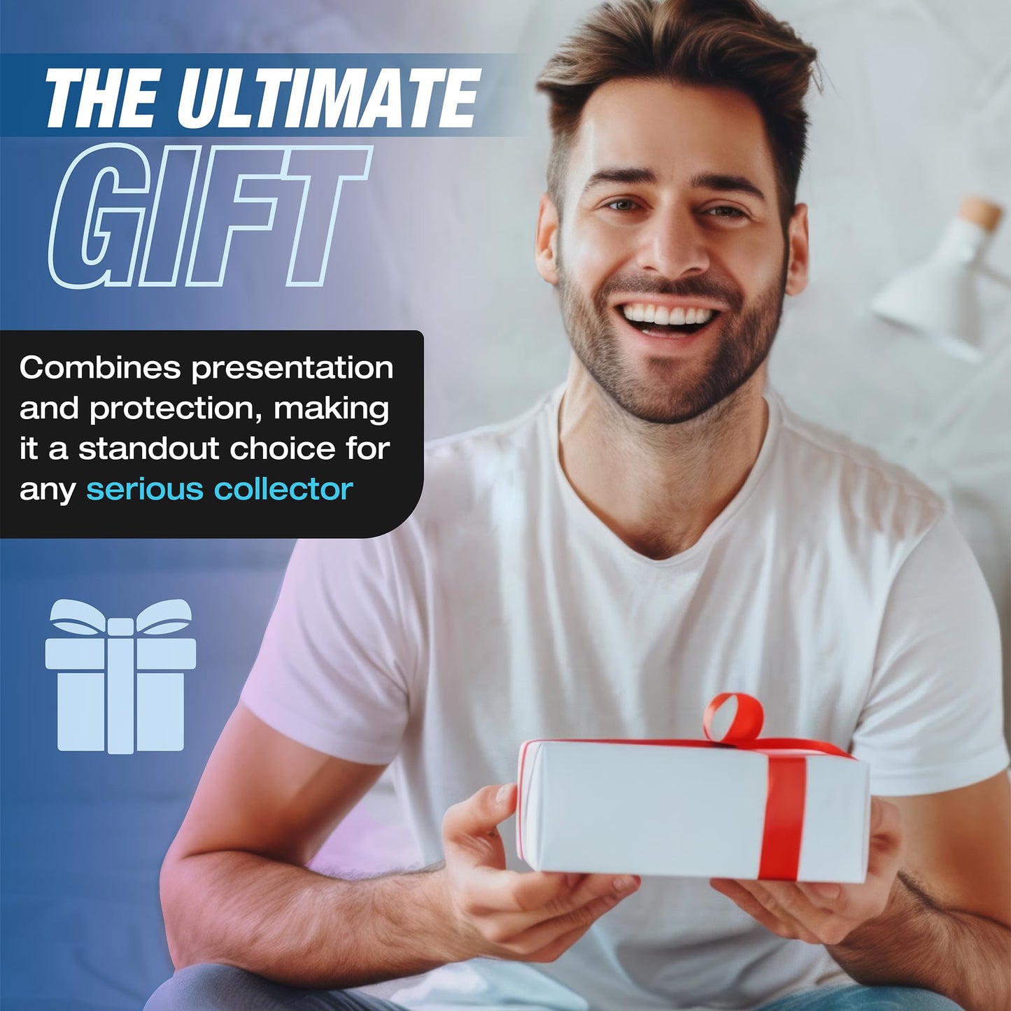 (3-Pack) SellCCG PSA Slab Case Graded Card Guard PSA, TAG & CGC Metal Magnetic UV Protection Glass Display Bumper Box Protector