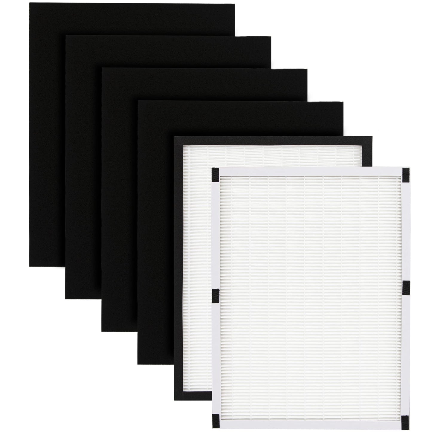 Climestar H13 HEPA Filter Replacement Compatible with Sears/Kenmore 83190 Air Filters fits Kenmore Air Cleaner Models 85250 and 83250 (2-Pack HEPA, 4-Pack Prefilters)