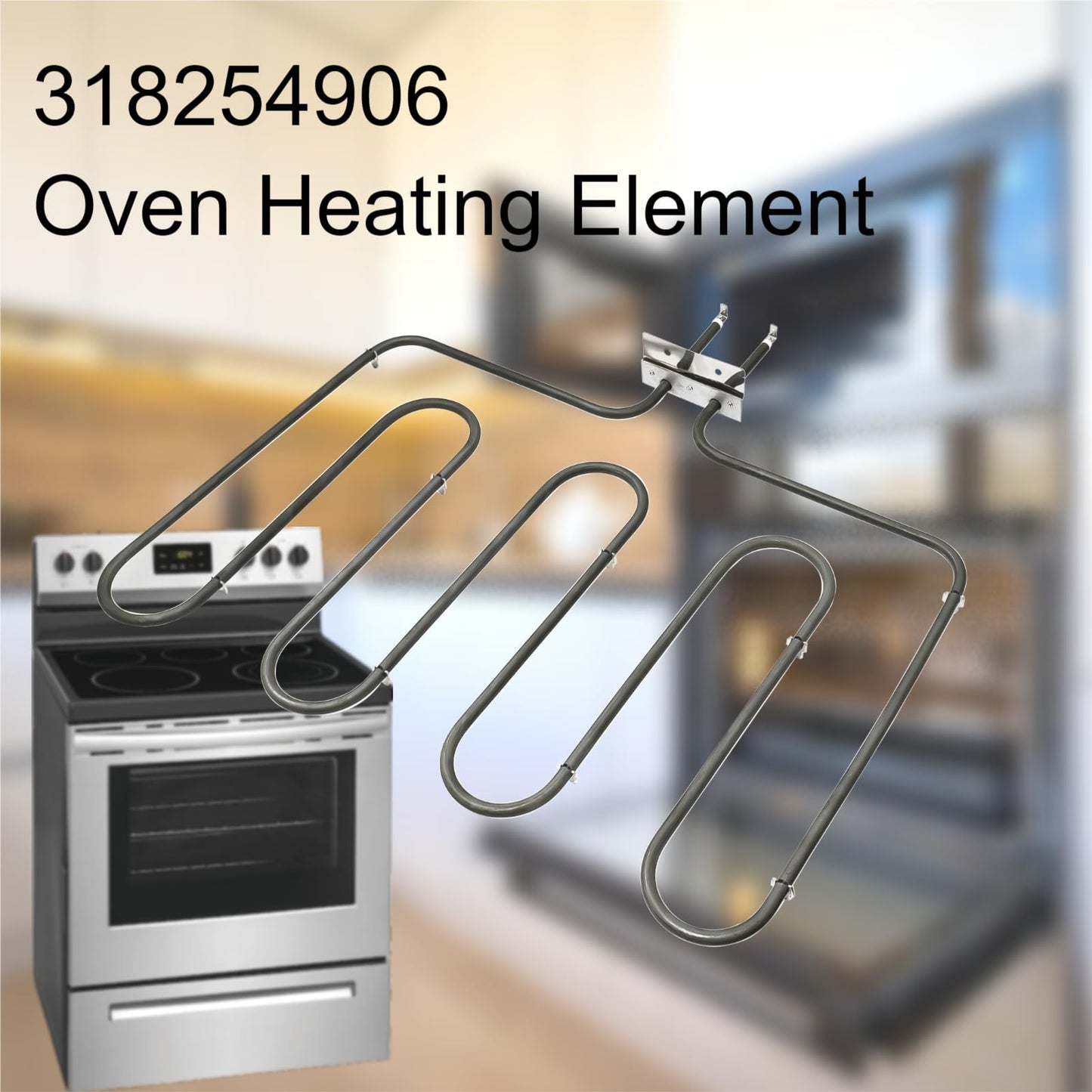 KOLEOLL 318254906 318254909 318254901 Oven Heating Element Compatible with Electrolux Kenmore Frigidaire BES374ES1 BES374ES2 BES374ES3 CGLES385ES1 CGLES385ES2