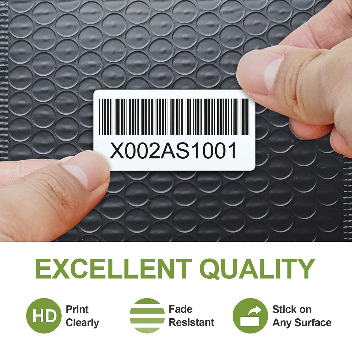 Anylabel 2" x 1" Direct Thermal Label, Paper for Barcodes Postage Address Perforated & Compatible with Rollo, Zebra, Munbyn, Nelko Printers(12 Rolls, 1300 Labels/Roll)