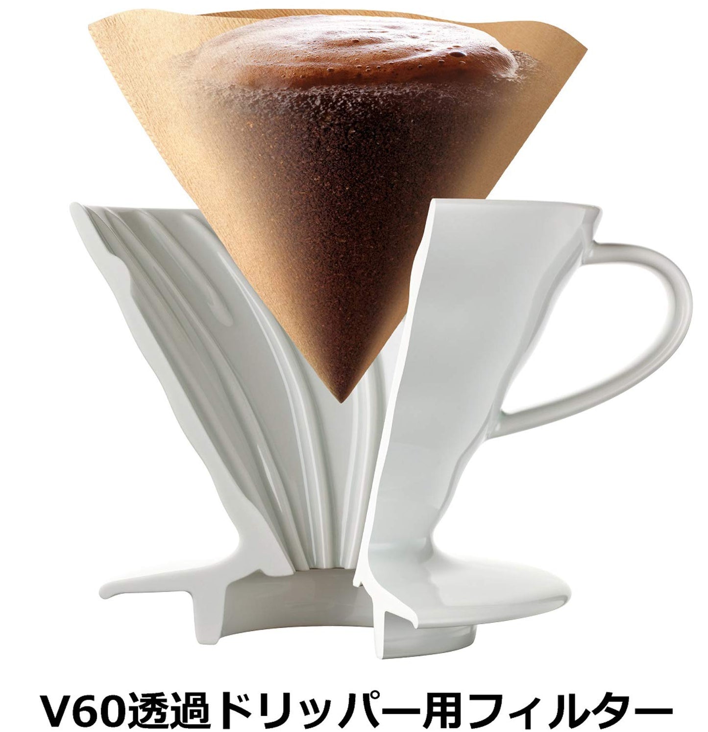 HARIO VCF-03-100M Paper Filter for V60, 03M, 1-6 Cups, 500 Sheets