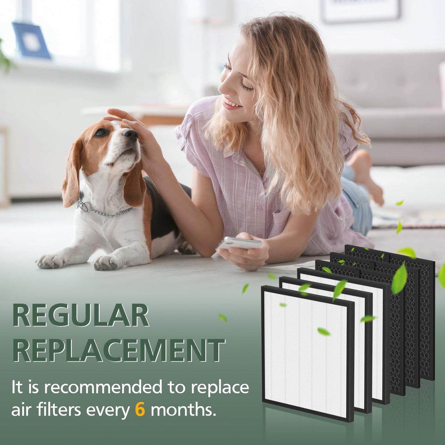 LV-PUR131 Replacement Filters for LEVOIT LV-PUR131 and LV-PUR131s Air Purifier Models, LV-PUR131-RF, 3 Set Filters