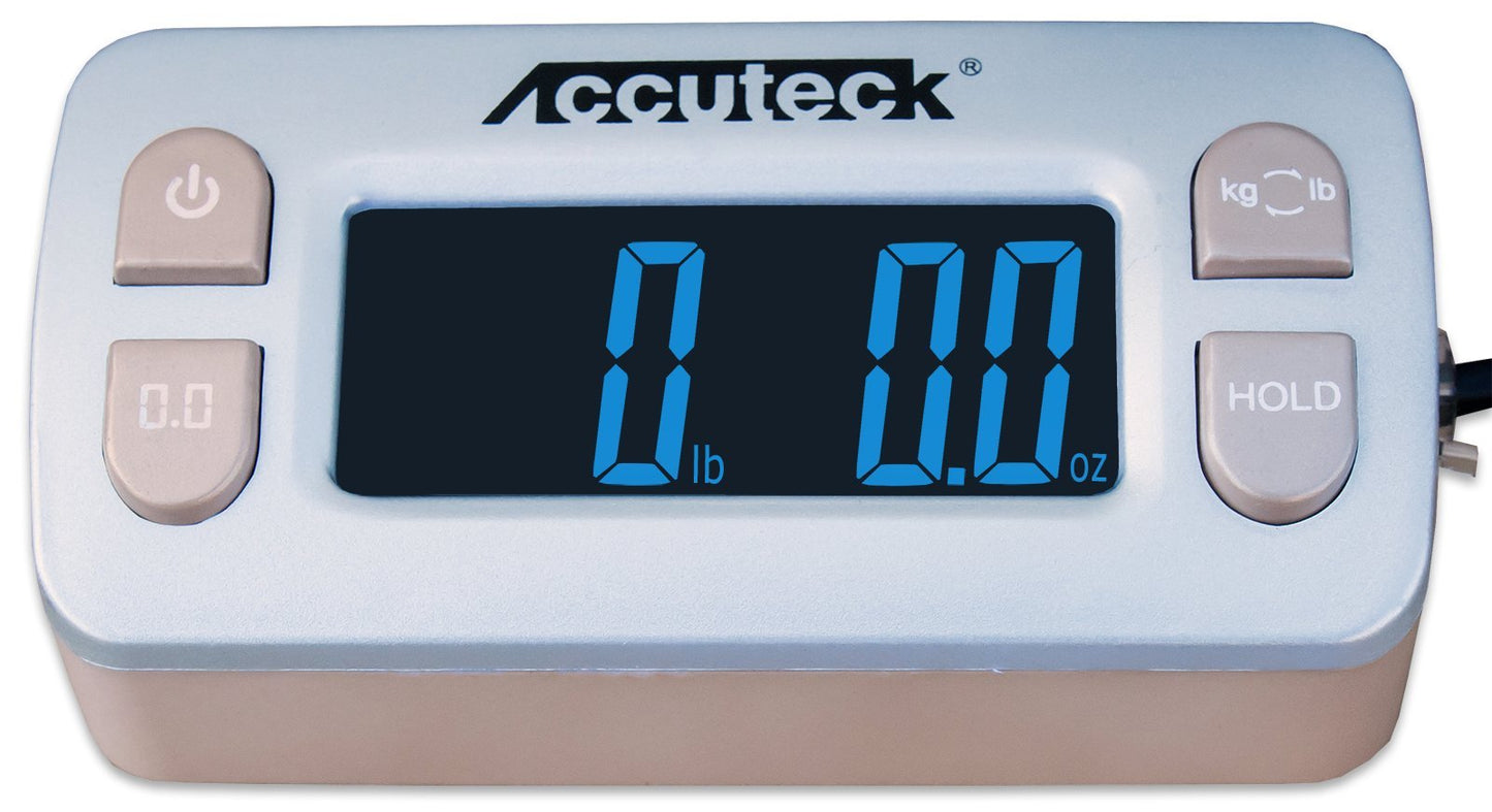 Accuteck ShipPro W-8580 110lbs x 0.1 oz Gold Digital Shipping Postal Scale, Limited Edition