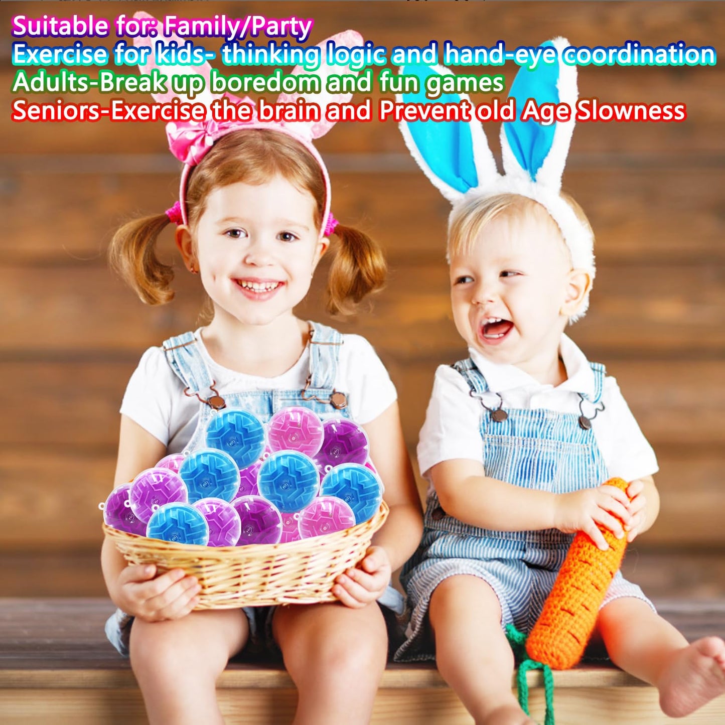 100 Pcs Puzzle Maze Ball Mini 3D Gravity Cube Puzzle Ball Toy for Kids Ages 3 6 7 8-10, Educational Challenges Magic Brain Teasers Games for Boys Girls Birthday Gifts Classroom Prize