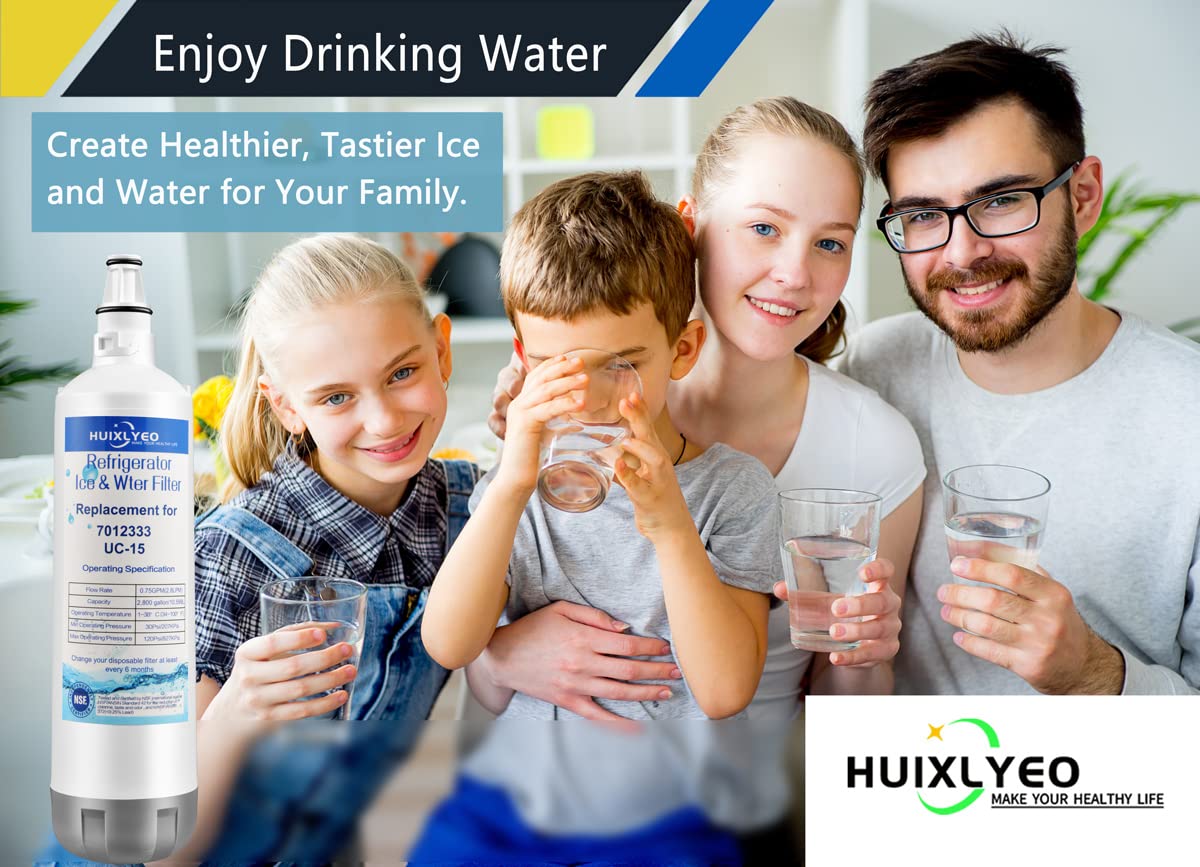 7012333 UC-15 Ice Maker Water Filter, Compatible With Sub 7012333 Water Filter, UC-15 Ice Maker Water Filter Replacement, Manitowoc K00374 (2 Pack)