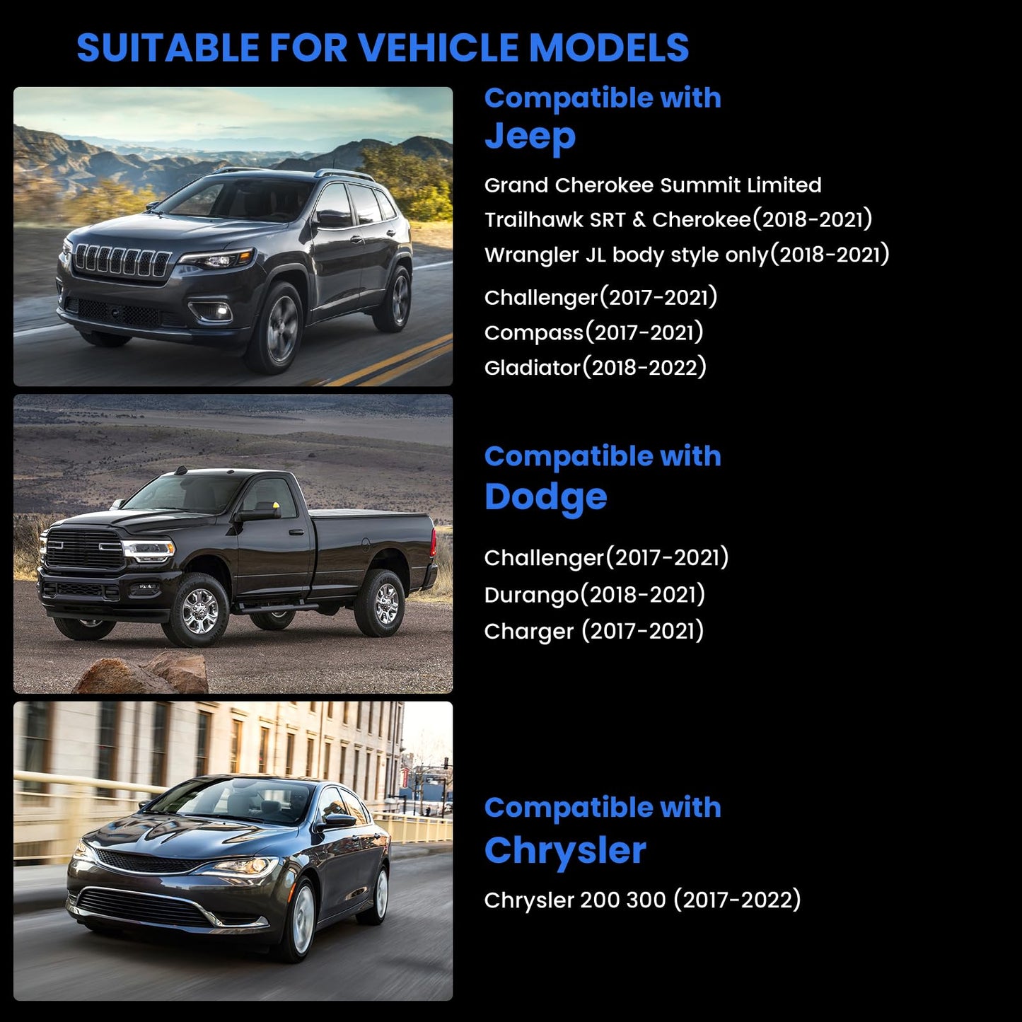 17-22 Replacement 8.4" Uconnect 4C UAQ LCD Monitor Touch-Screen Radio Navigation New OEM Replacement Fit for Dodge RAM Jeep Chrysler 2017&up Replace #LA084X01(SL)(02)