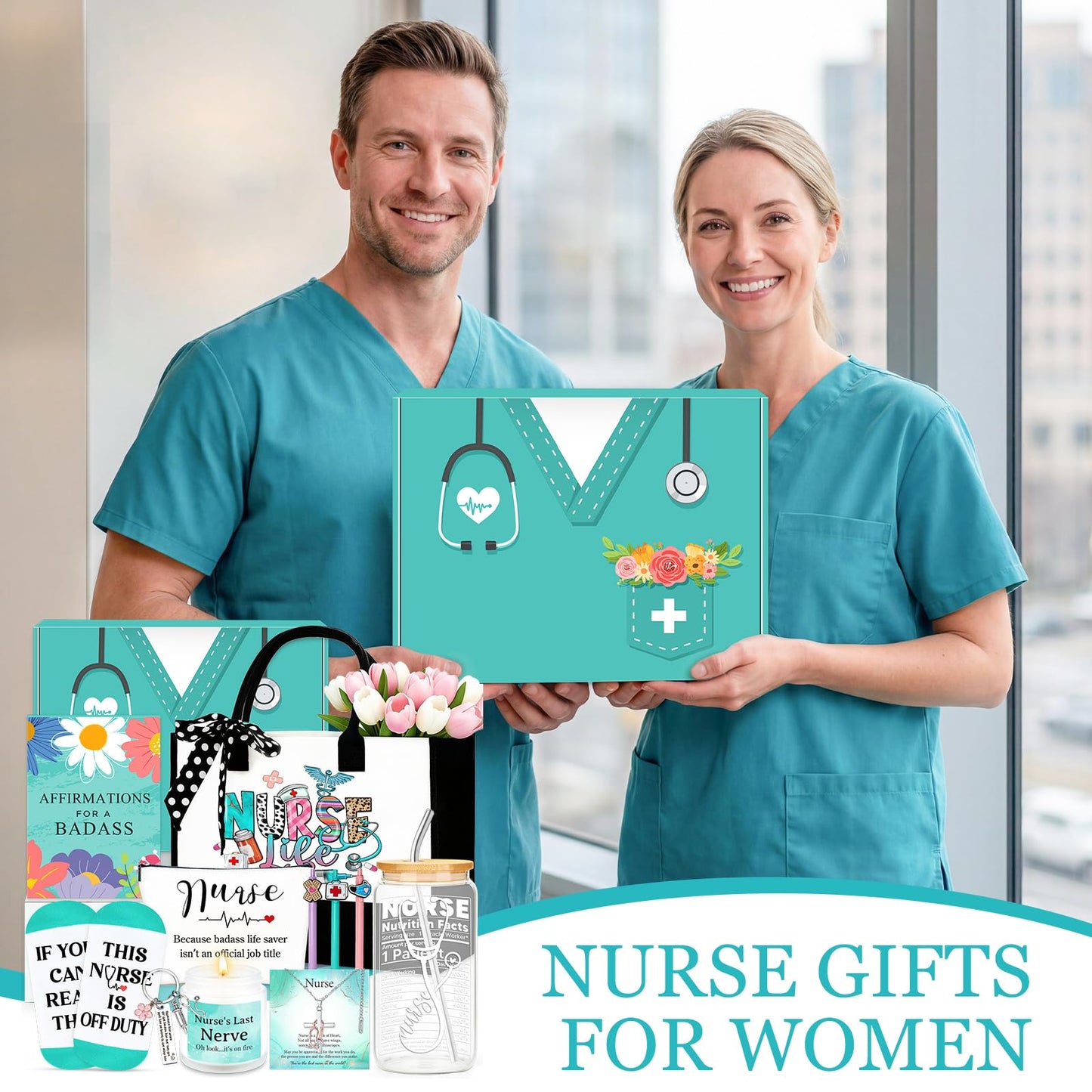 Nurse Gifts for Women Happy Nurses Week Gifts 2026 School Nurse Appreciation Gift Accessories Nursing Graduation Gift Set for Rn Certified Nurses Day Essentials for Nursing Student Practitioner Female