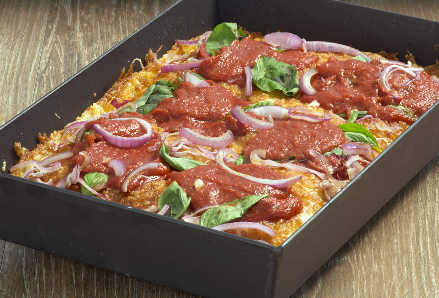 Lloyd Pans Detroit Style Pizza Pan 10 by 14 by 2.5 Inch -PSTK
