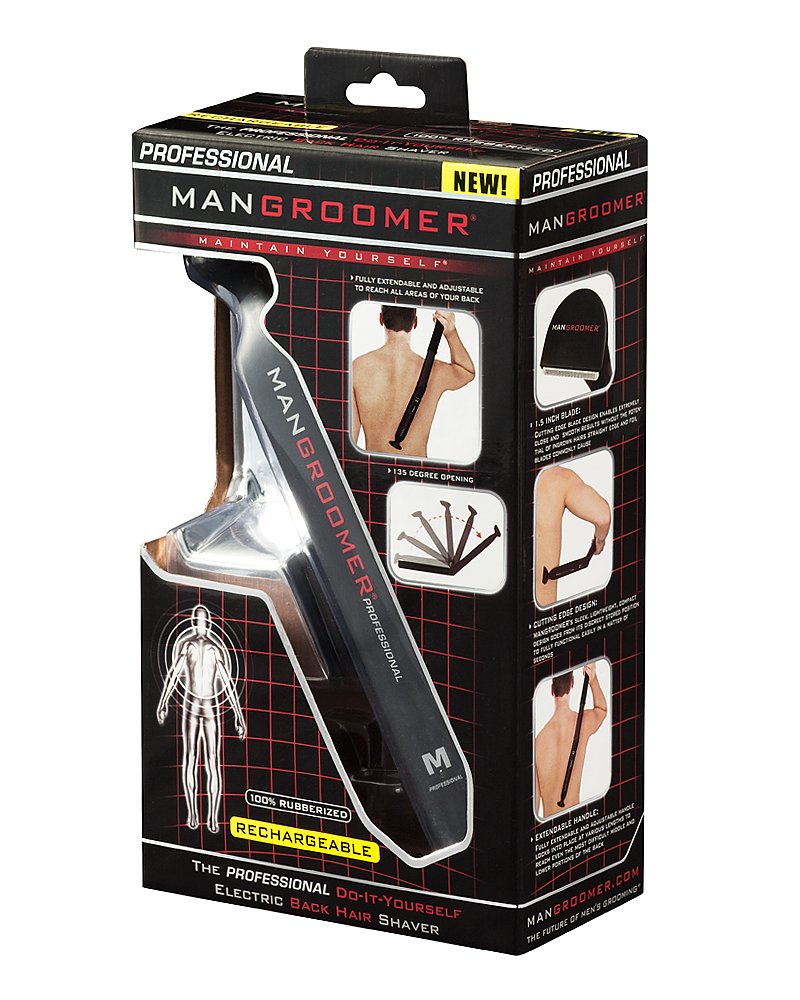 MANGROOMER - PROFESSIONAL Do-It-Yourself Electric Back Hair Shaver