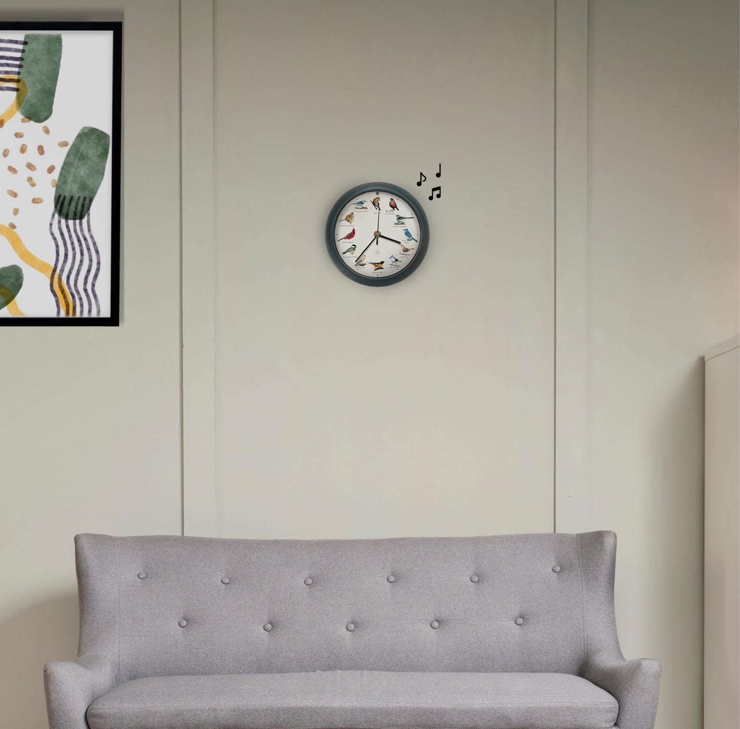 Mark Feldstein, The Original Singing Bird Clock, 25th Anniversary Edition, 8 Inch, Green