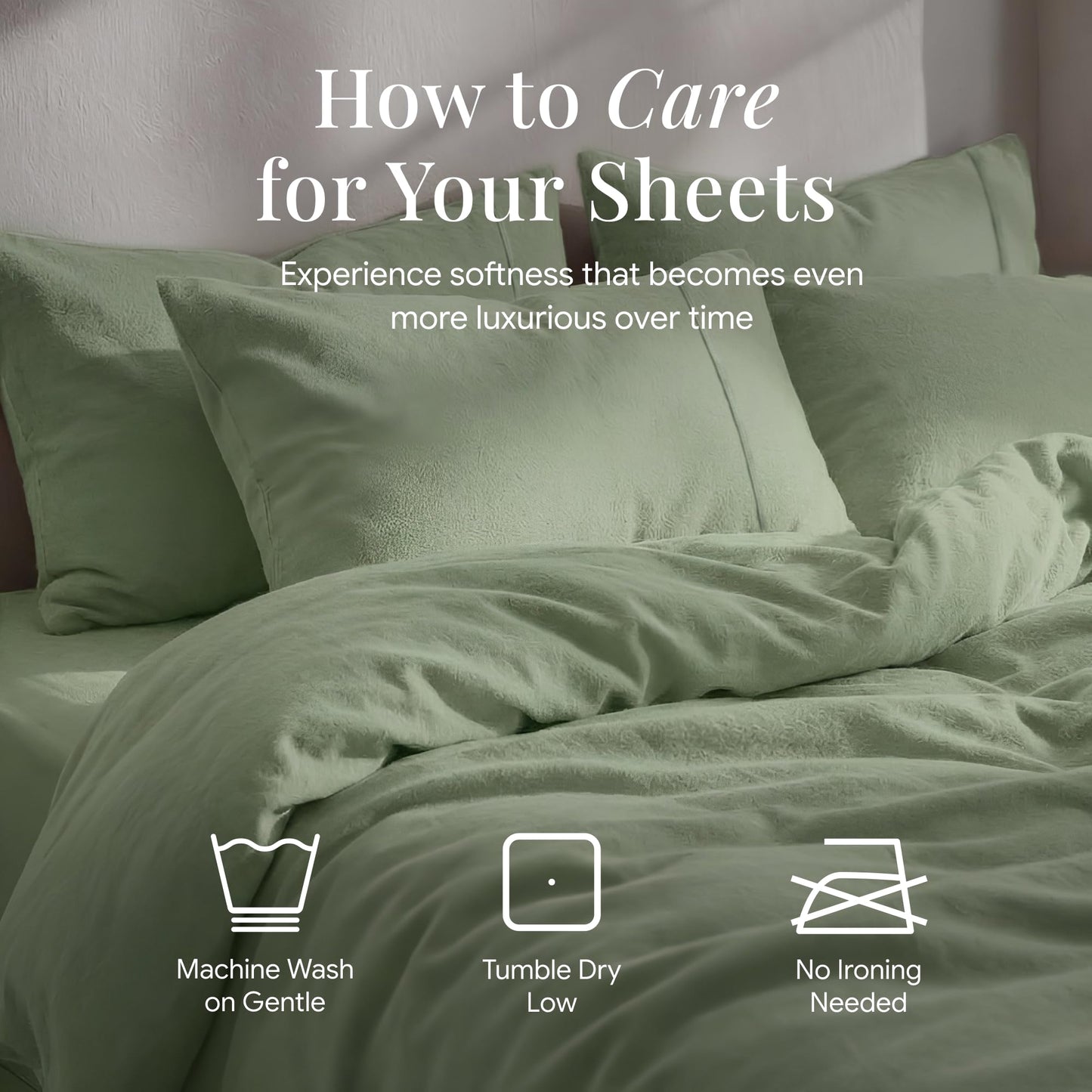 Tribeca Living King Cotton Flannel Flat Sheet Only 170-GSM - Oversized 112 x 106 Inch Dimensions for Generous Bed Coverage - Soft Breathable Bedding in Green