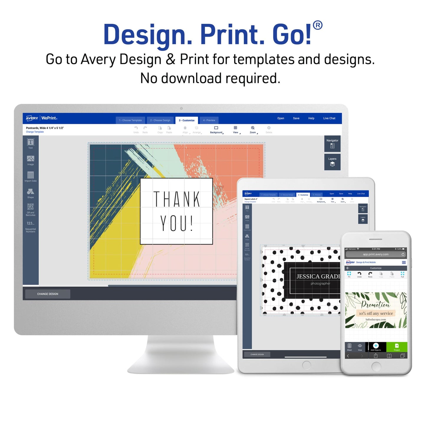 Avery Printable Tent Cards with Sure Feed Technology, 2" x 3.5", Matte White, 2-Pack, Total of 320 Blank Place Cards for Laser or Inkjet Printers (5812)