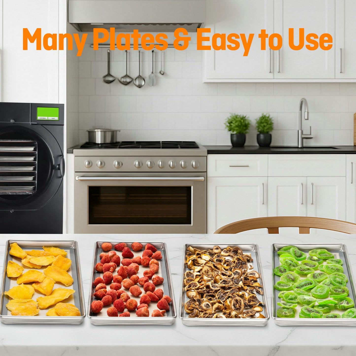 Metal Trays for Harvest Right Freeze Dryer Small, Freeze dryer Small trays for Harvest Right home pro freeze dryer (Small-4pcs)