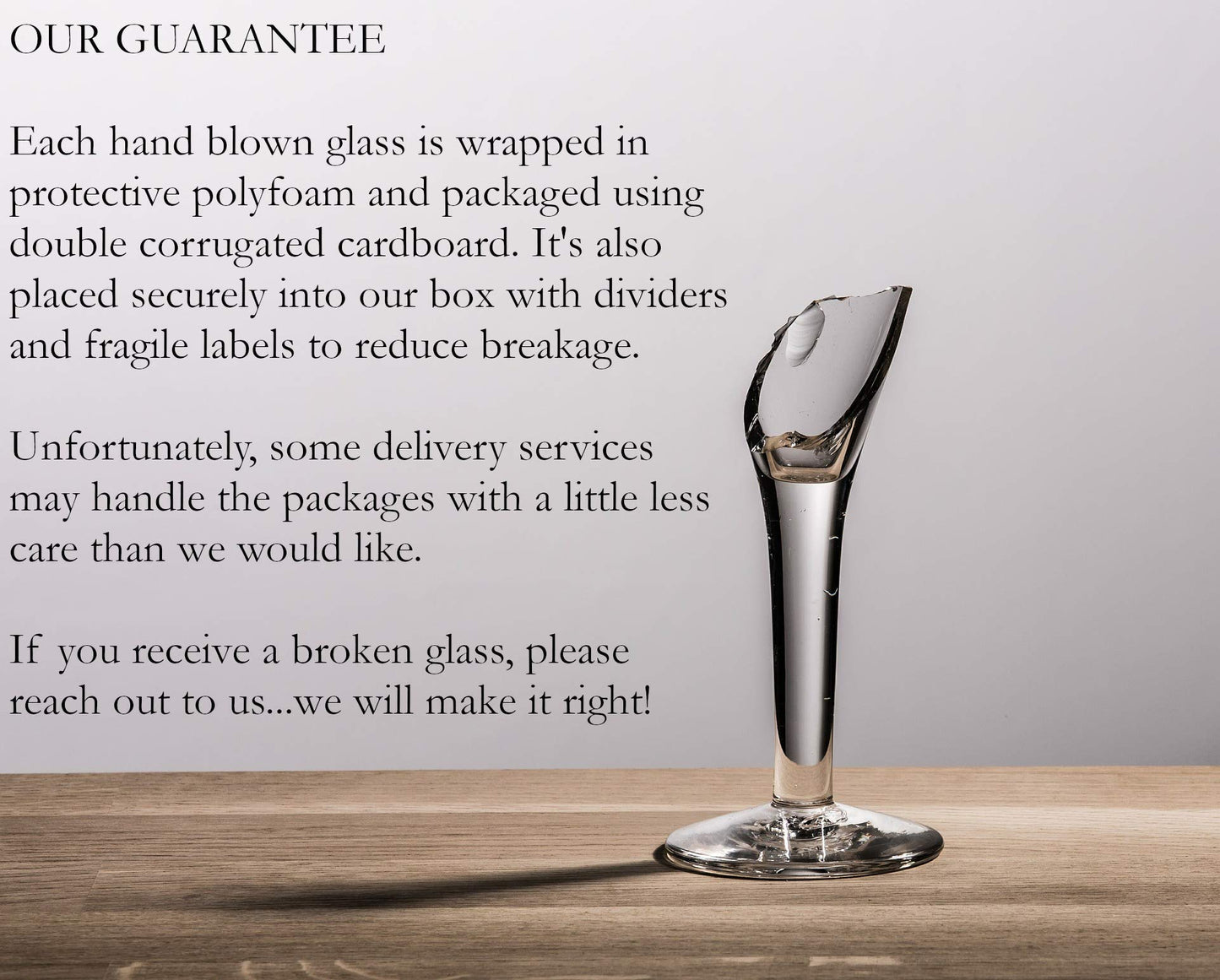 Hand Blown Mexican Drinking Glasses - Set of 6 Tumbler Glasses with Cobalt Blue Rims (10 oz each)