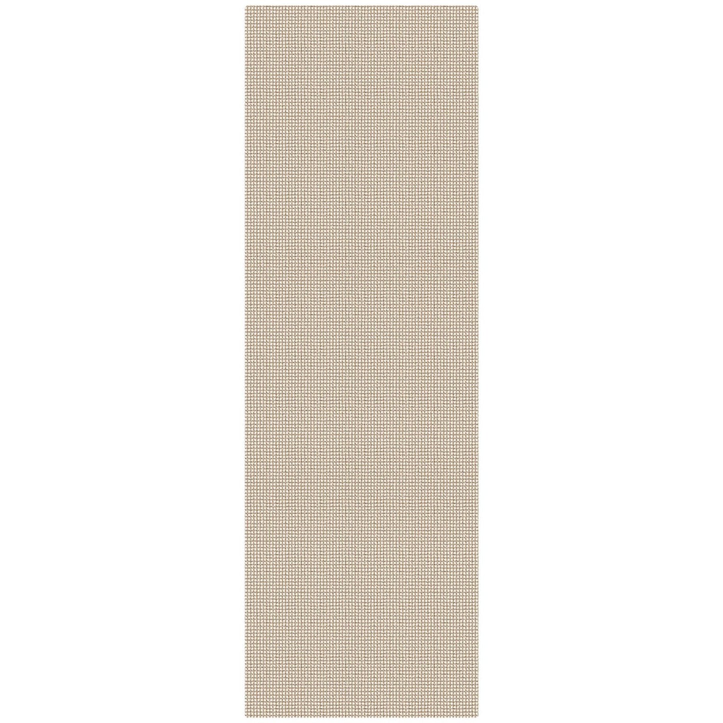 KOZYFLY Runners for Hallways 3x8 ft Washable Kitchen Runner Non Slip Rubber Backed Hall Runners Cotton Entryway Runner Rugs for Indoor Backdoor Bedroom Kitchen, Ivory/Camel/Brown