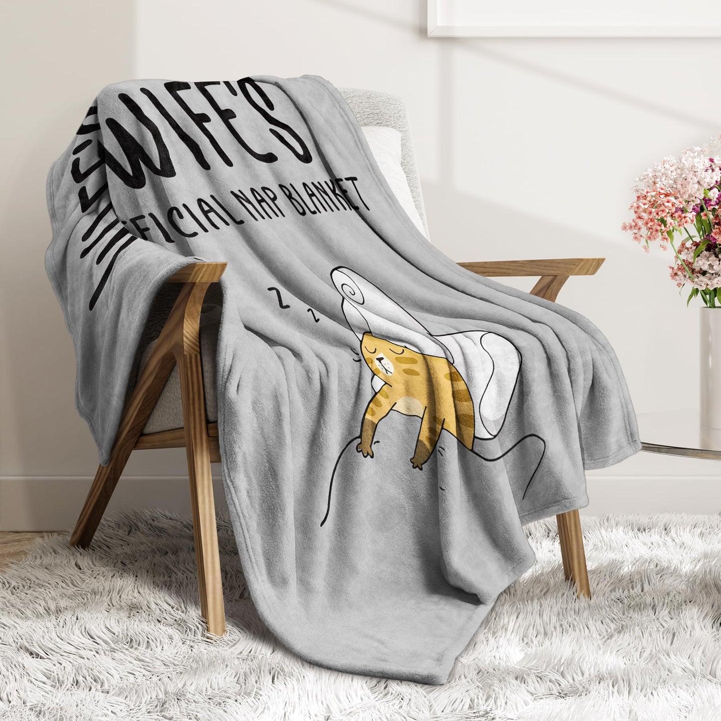 SteadStyle Mothers Day Wife Gifts for Wifey from Husband - Gifts for Her Blanket, Wife Birthday Gift Ideas, Wedding Anniversary Romantic Gift for Wifey, Mothers Day Present for Her 60"X 50"