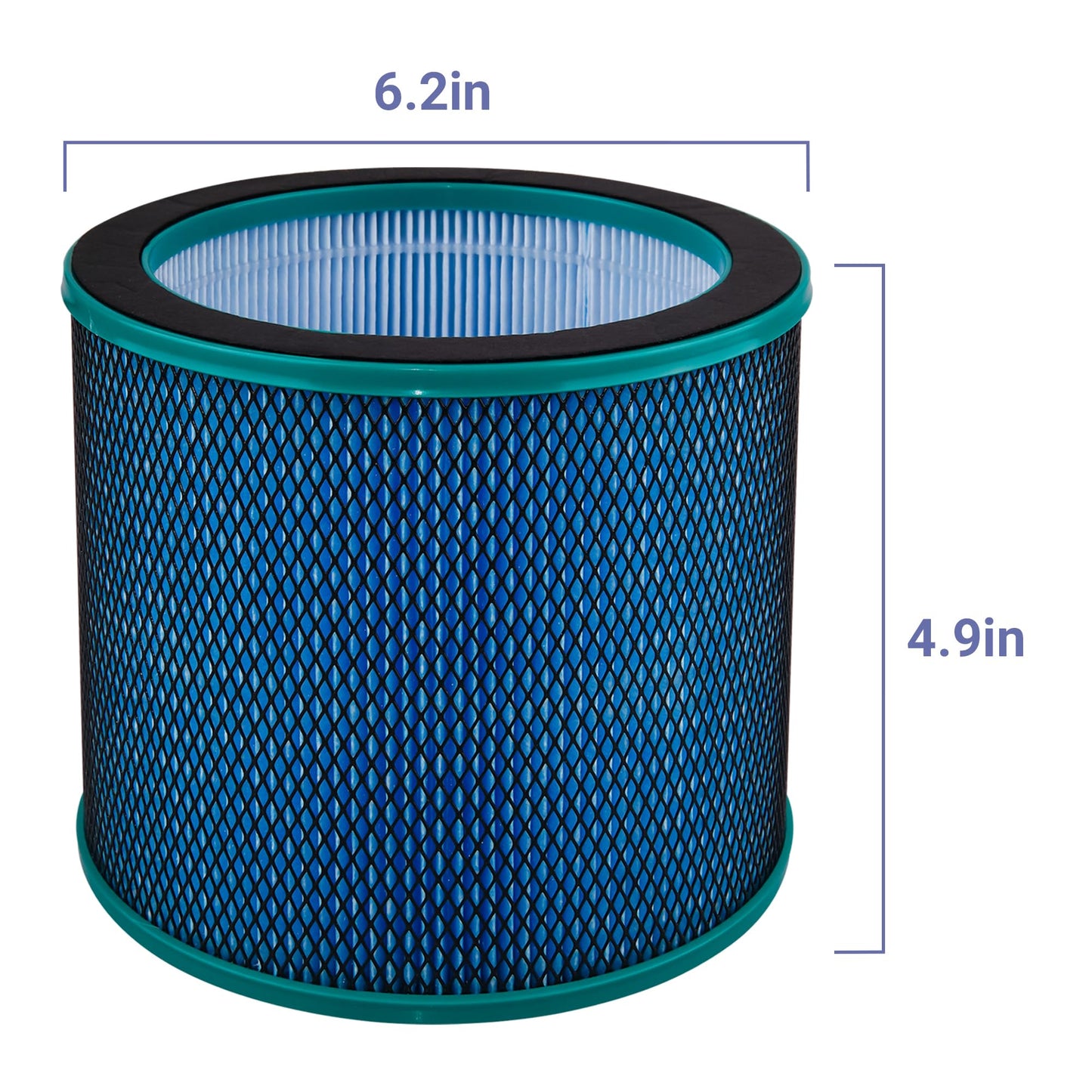 Popurure R021/ R020 Replacement Filter Compatible with R21/R20 (SKJ-CR021 SKJ-CR020) Bladeless Tower Fan and Air Purifier 2-in-1 Medium, with H13 HEPA Filter - 2 Pack