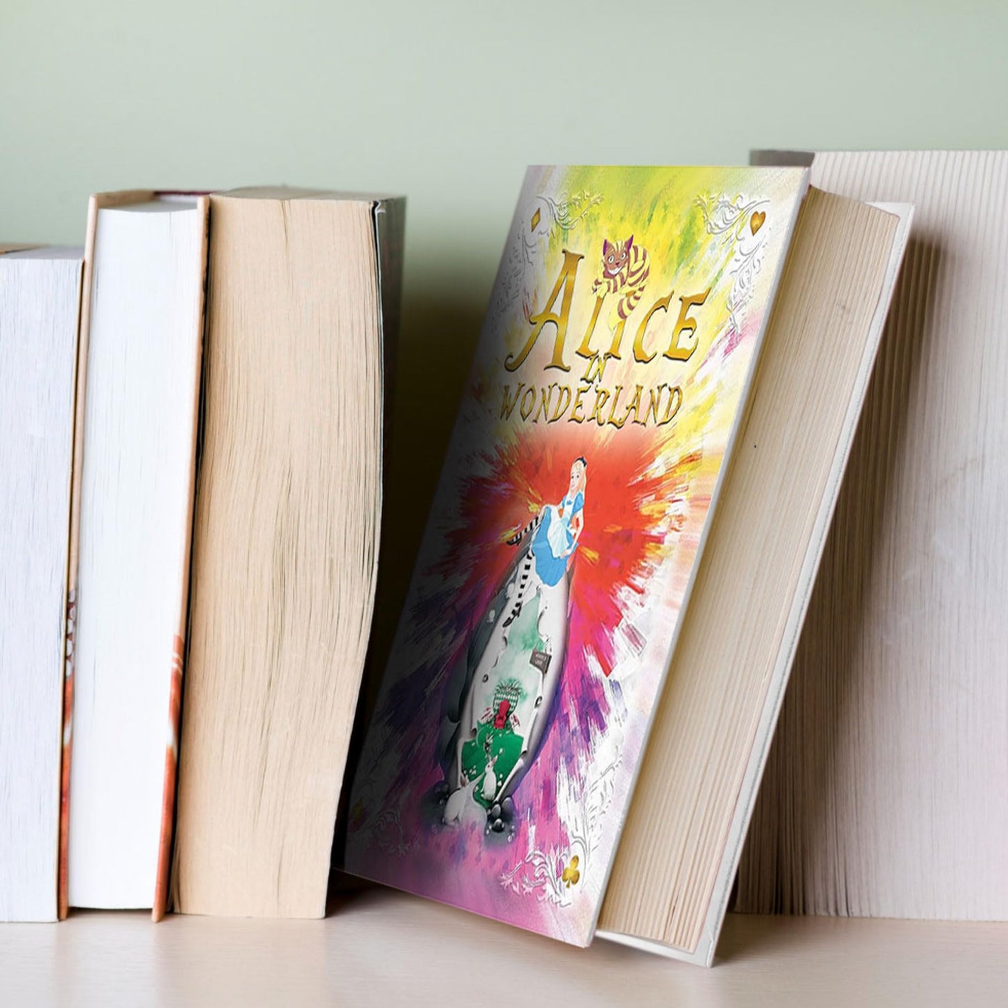 Fake Book Box - Small Safe Box with Combination Lock - Hidden Safe in Plain Sight - Diversion Safes - Secret Safes (Alice) (X-Large)