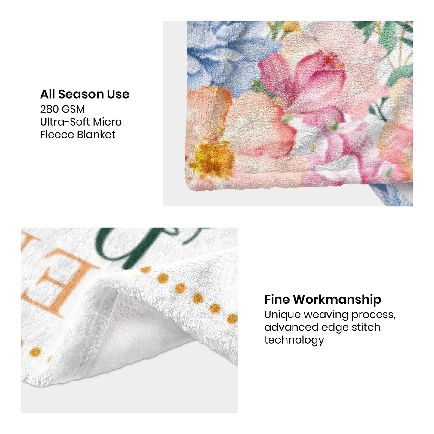 Nicetous Abuelita Gifts in Spanish, Abuela Gifts, Regalos para Abuela/Abuelita, Gifts for Abuela/Abuelita Manta, Grandma Gifts from Grandchildren, Abuelita Gift from Grandaughter Blanket 50x60in