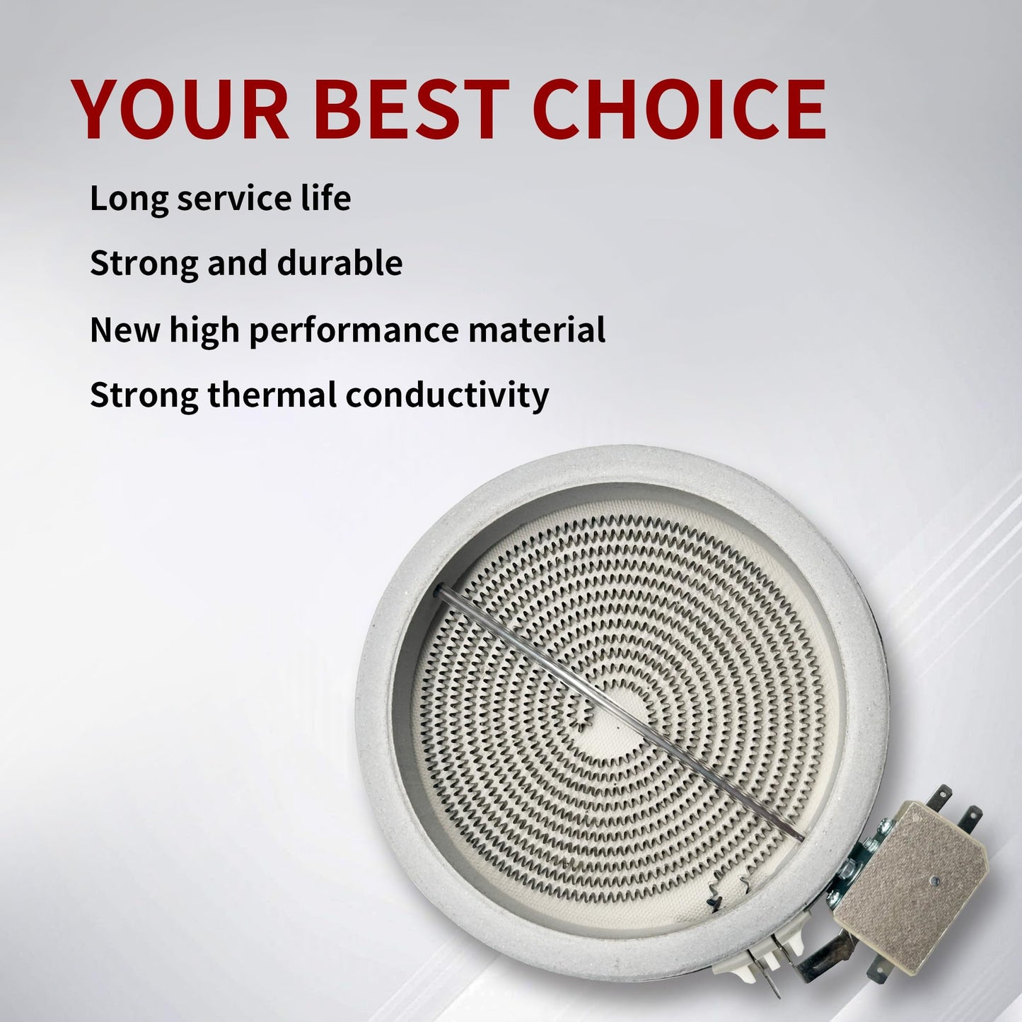 Upgraded WB30T10145 5.5" Radiant Surface Element Compatible with Electric Range, DG47-00060A MEE62385001 Range Oven Heating Element 1652042812 Replaces PS2370248