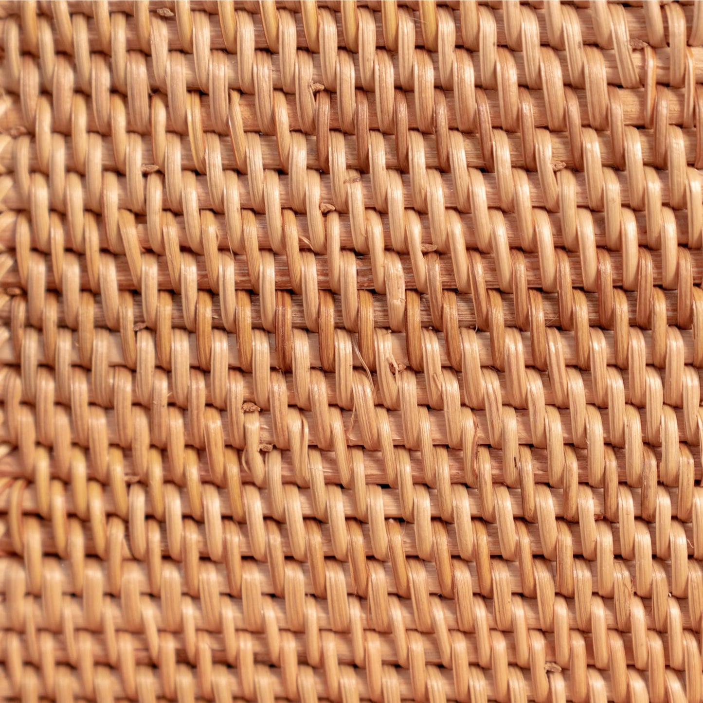 2 Pack Rattan Tissue Box Cover Square, Hand Woven Wicker Tissue Holder, 5.5 x 5.5 X 5.7 inch, Natural