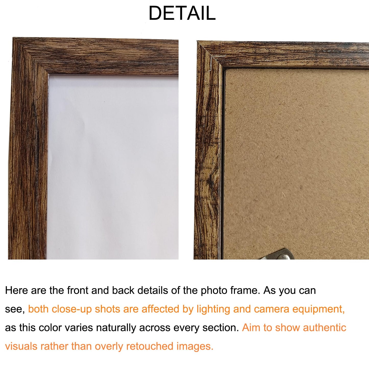 BESCRCL 18x24 Poster Frame, Picture Frames for Wall, Single, Brown