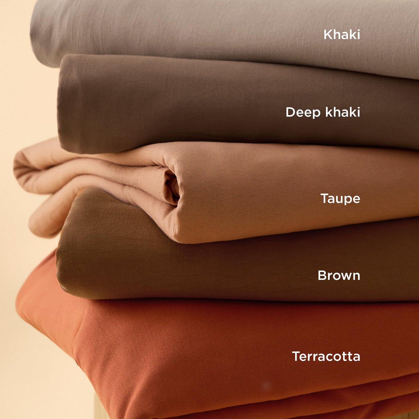 Bedsure Brown Oversized King Duvet Cover - 3 Pieces Prewashed Cotton-Like Polyester Extra Soft Bedding Set, Includes 1 Duvet Cover 120x98 Inches with Zipper Closure & 2 Pillow Shams, No Comforter