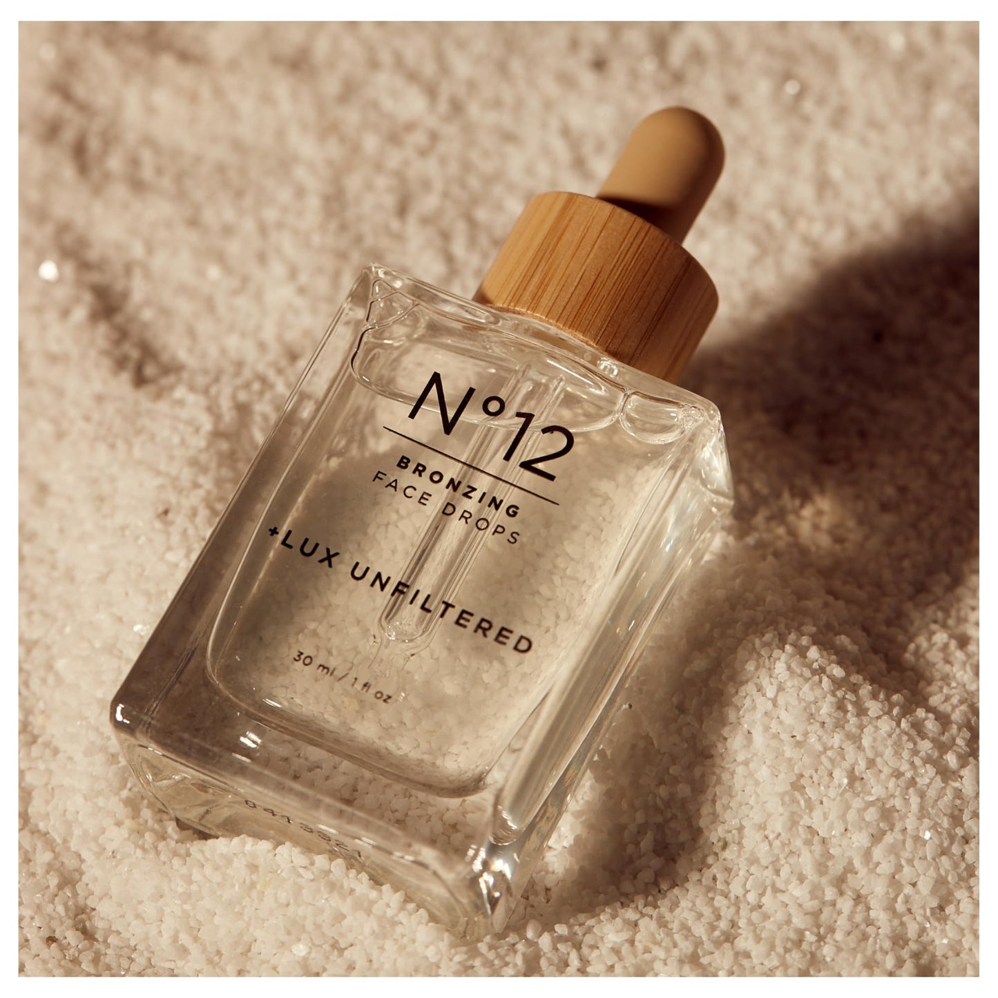 +Lux Unfiltered N°12 Face Tanning Drops - Fragrance Free Bronzing Drops for Face with Hyaluronic Acid, Vitamin E, & Passionfruit Oil - Cruelty Free & Vegan Self Tanner