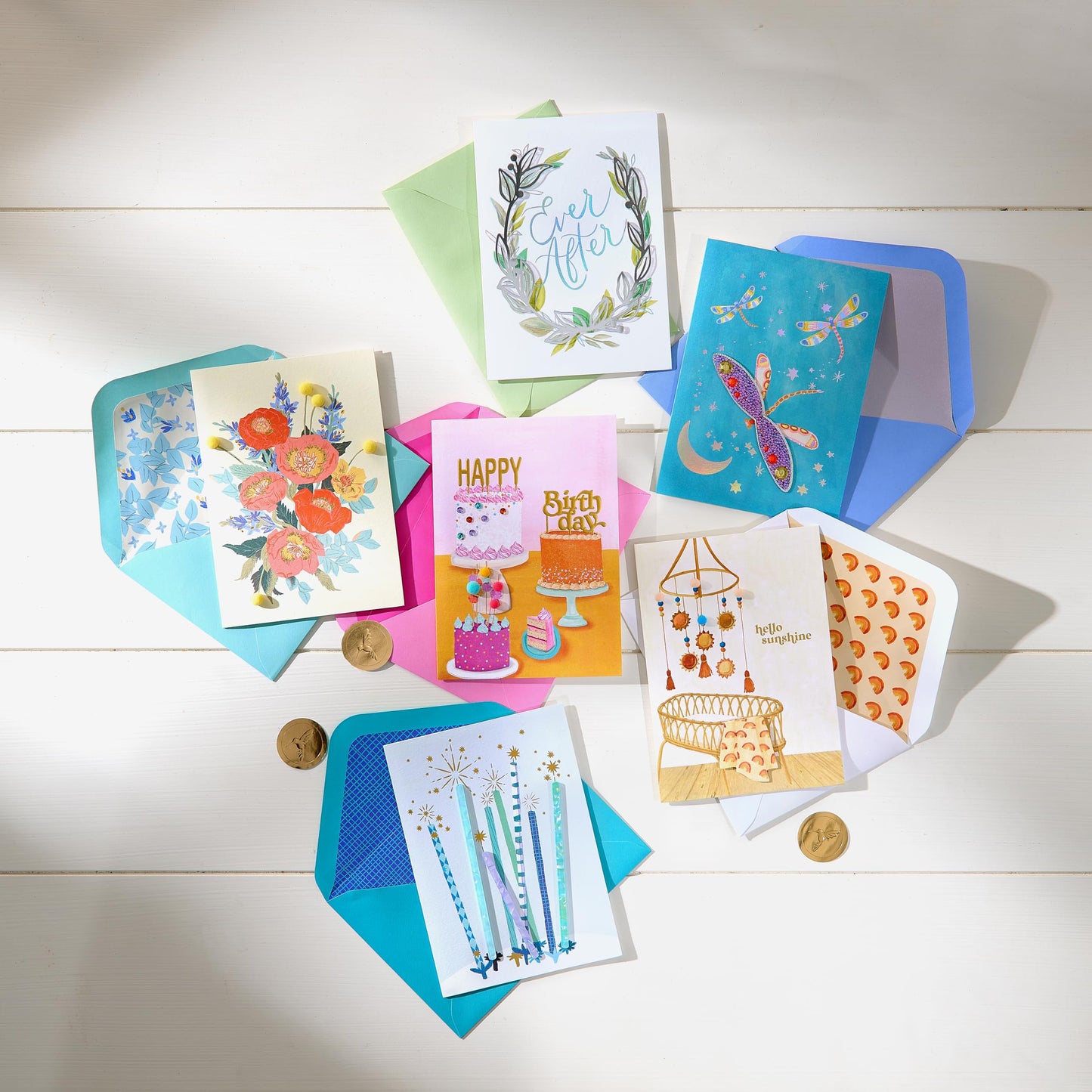 Papyrus All Occasion Blank Card Assortment (6-Count)
