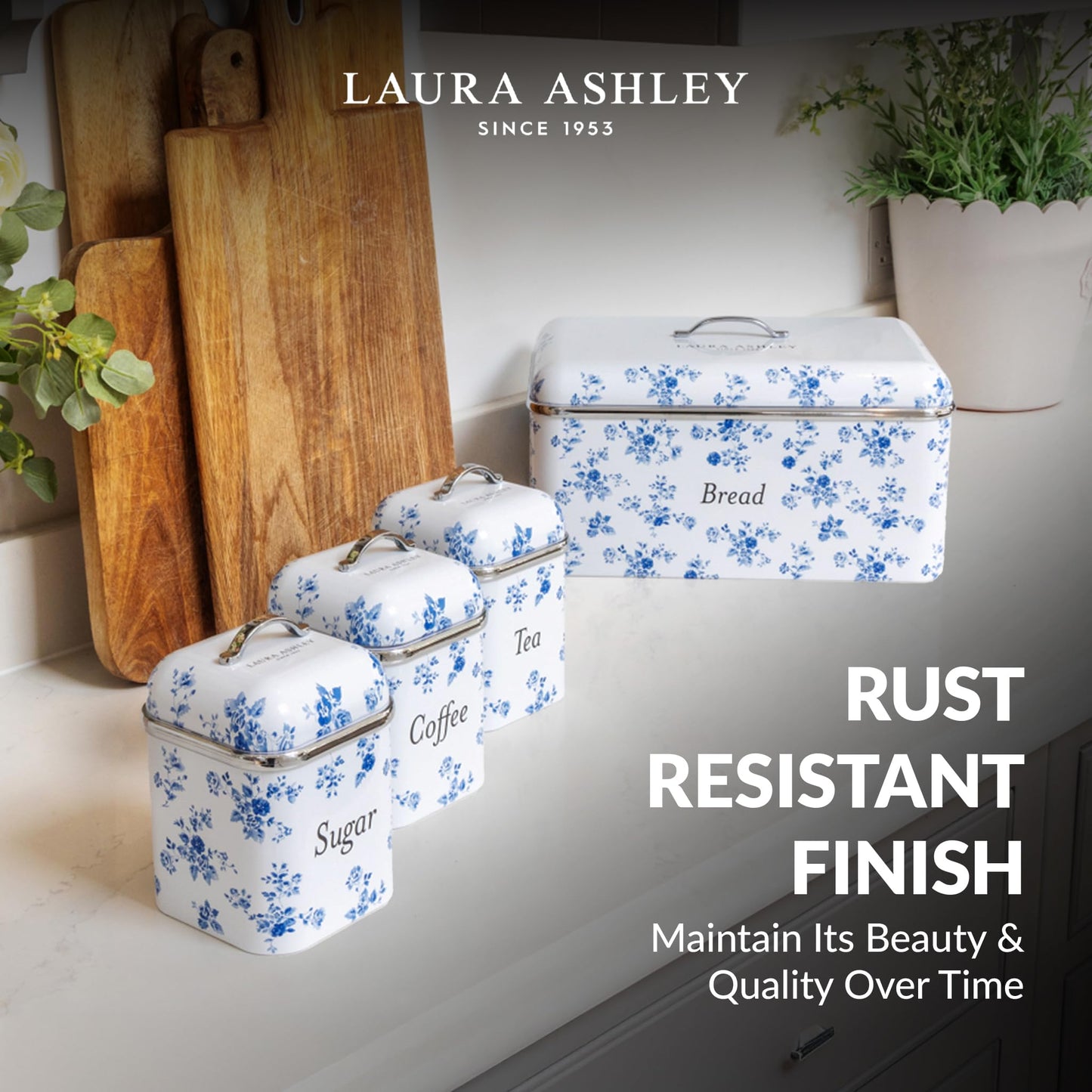 Laura Ashley VQ Bread Bin - China Rose