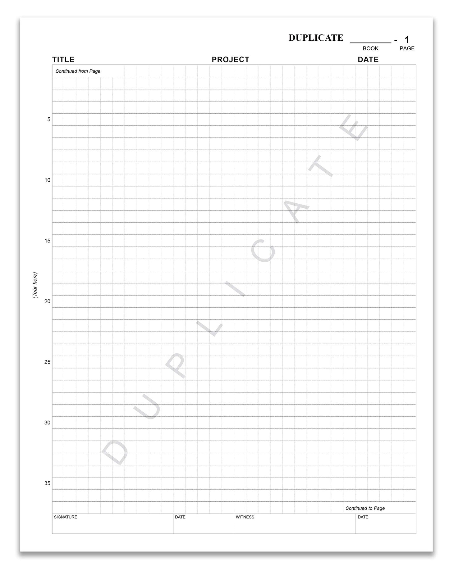 BookFactory Carbonless Chemistry Lab Notebook - 100 Sets of Pages (8.5'' X 11'') (Duplicator) - Scientific Grid Pages, Durable Translucent Cover, Wire-O Binding (Made in USA)