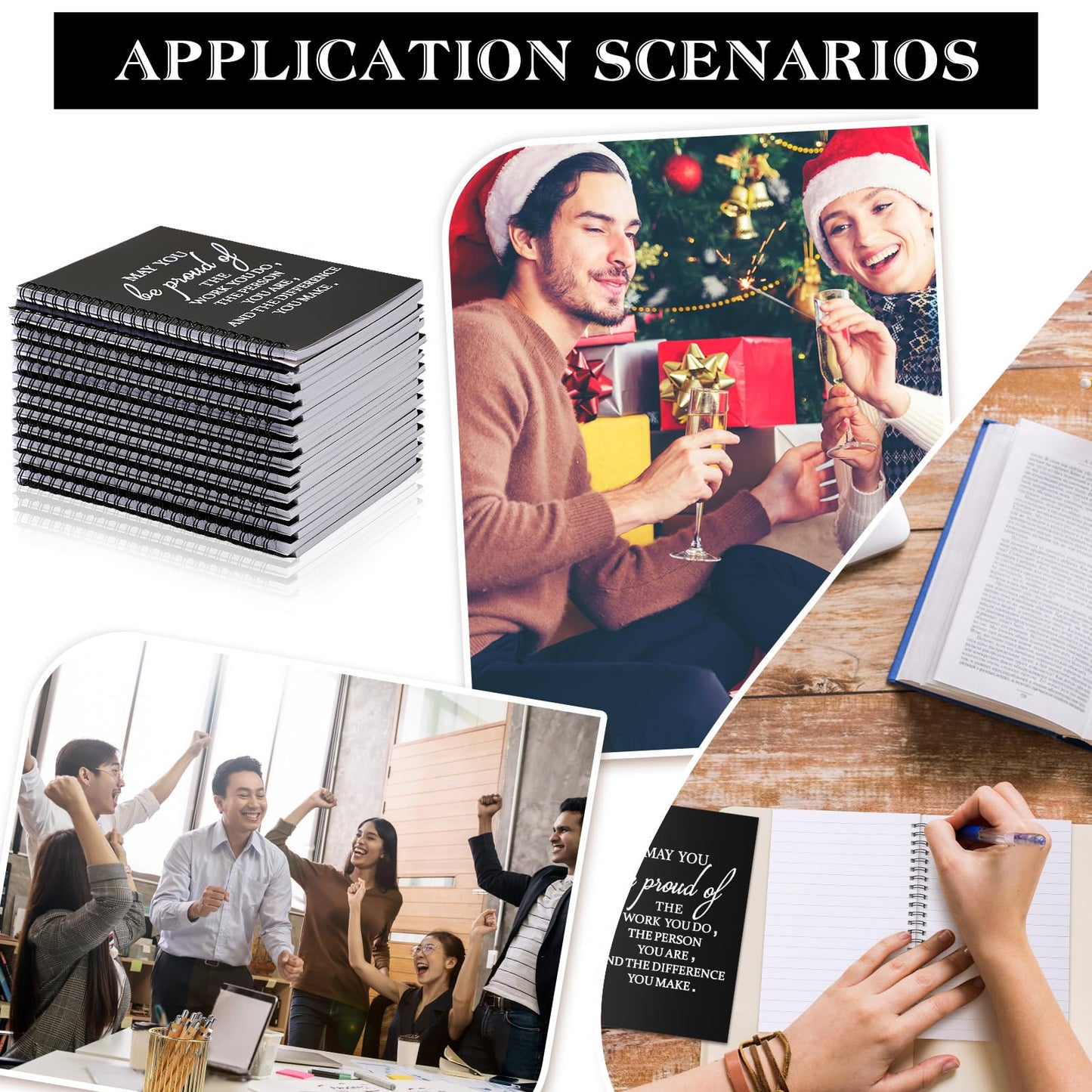 Tenceur 30 Pcs Cna Week Gifts Bulk 2026 Inspirational Notepads A5 Appreciation Thank You Gifts for Cna Employee Teachers Nurse Staff Coworkers Team Men