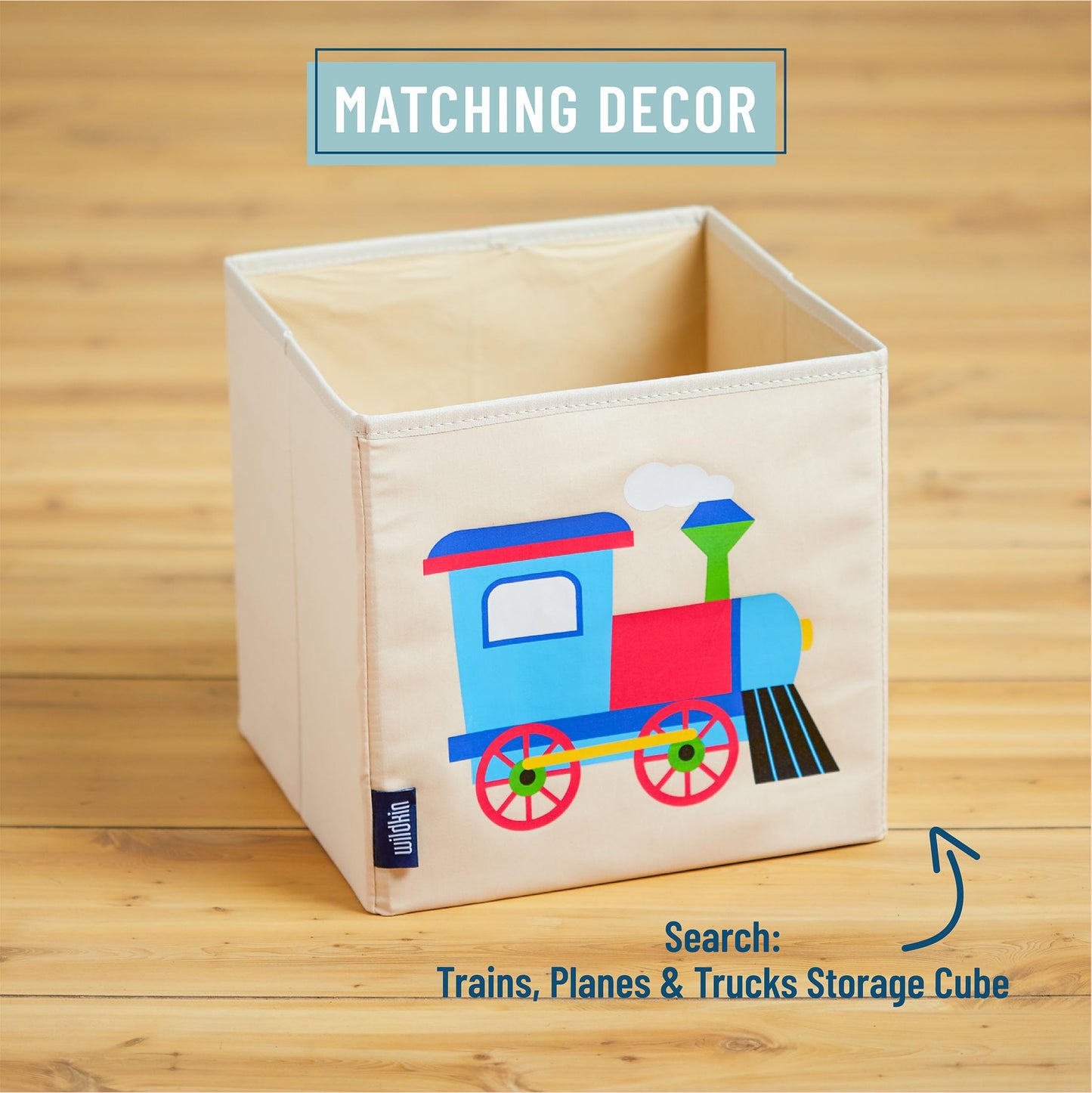 Wildkin Kids Cotton Toddler Comforter – Soft & Lightweight, Fits Standard Crib Mattress - Trains, Planes, and Trucks