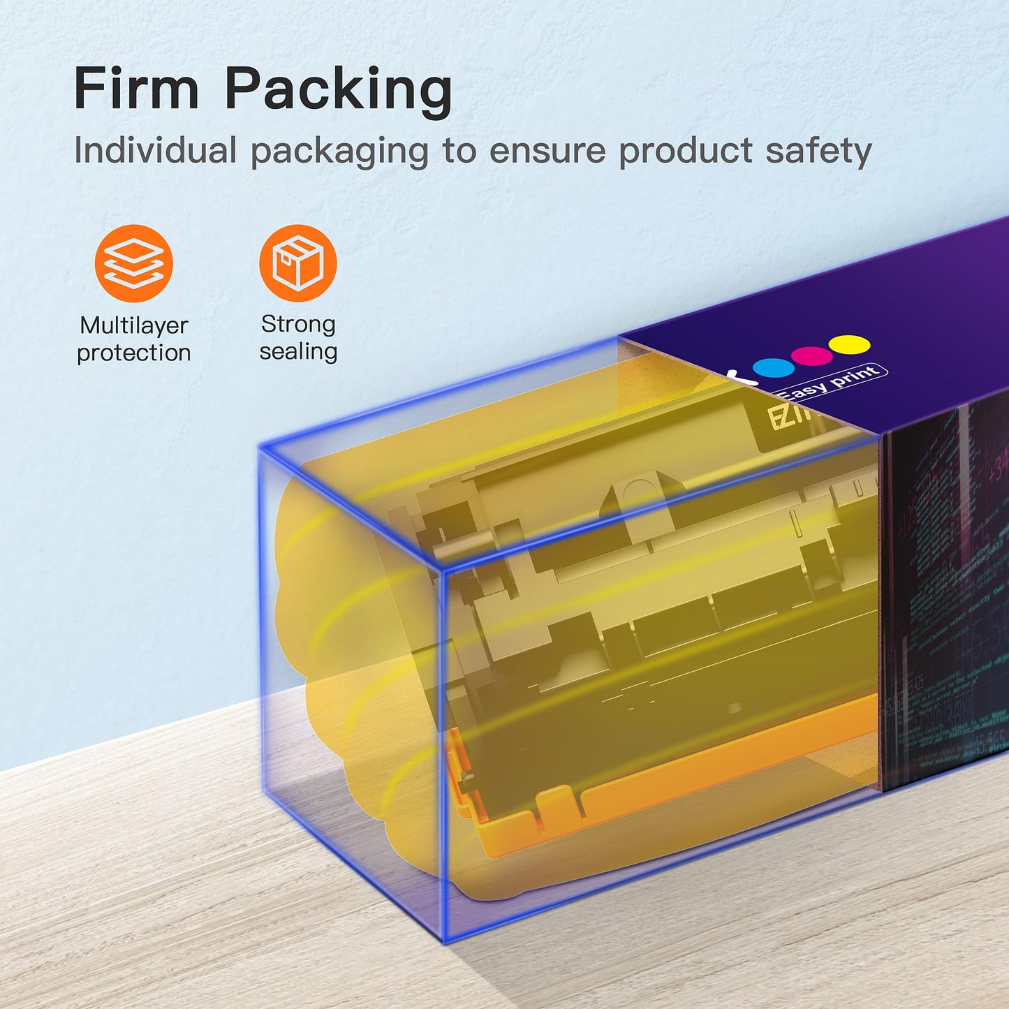 054H Toner Cartridge Set Replacement for Canon 054 054H Toner Cartridge 4 Pack to use with Canon Color ImageClass MF644Cdw LBP622Cdw MF642Cdw MF641Cdw MF641Cw LBP623Cdw ( Black Cyan Magenta Yellow )