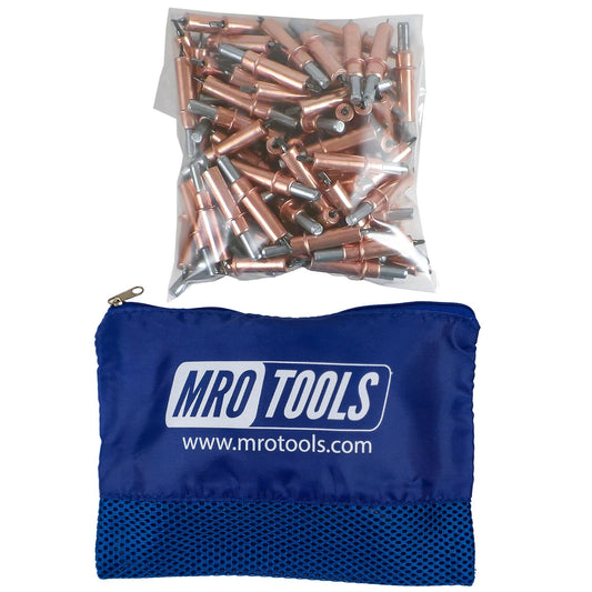 100 1/8 Cleco Sheet Metal Fasteners w/ Mesh Carry Bag (K2S100-1/8)