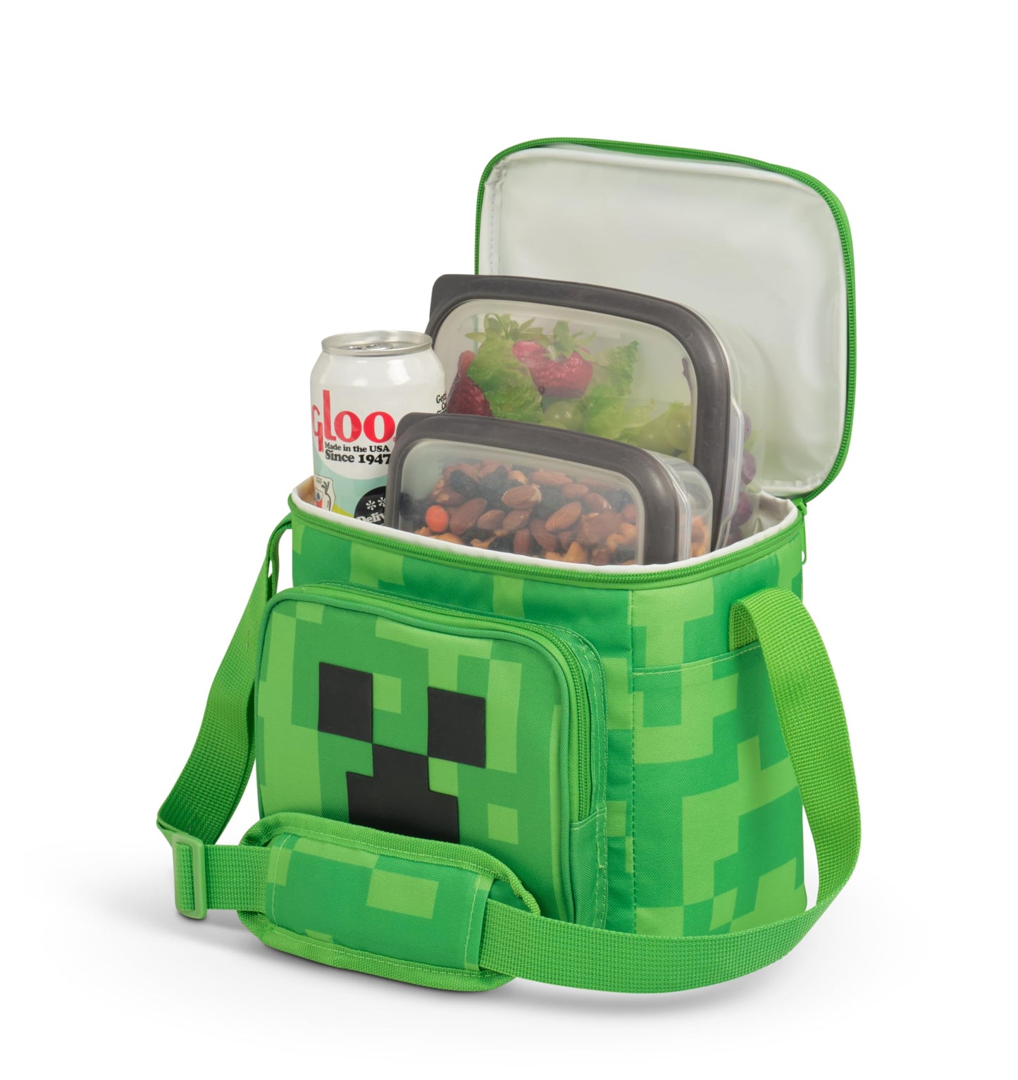 Igloo Minecraft Creeper Square Lunch Cooler Bag