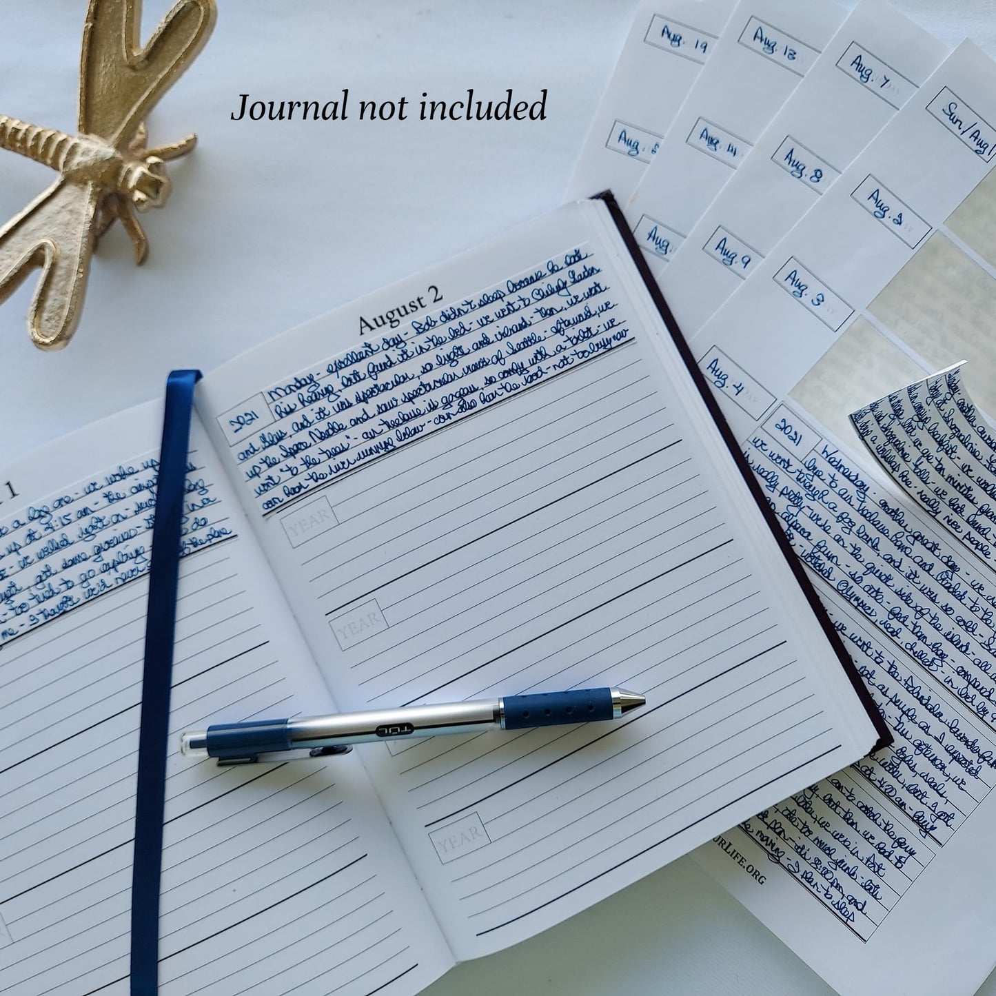 LifeStory Publishing Hard Cover 5 Year Journal | The Easiest to Use Five Year Journal | Quick and Easy Five Year Daily Journal System | 6x8.25 Inch Size (Periwinkle Blue)