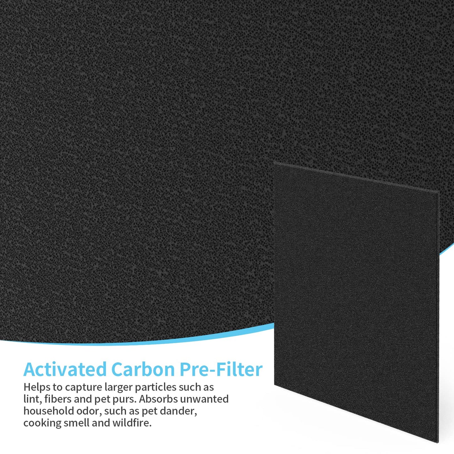 MD1-0022 Replacement Filter Compatible with Vornado Air Puri-fier Model AC300, AC350, AC500, AC550, PCO200, PCO300, PCO375DC, PCO500, PCO575DC