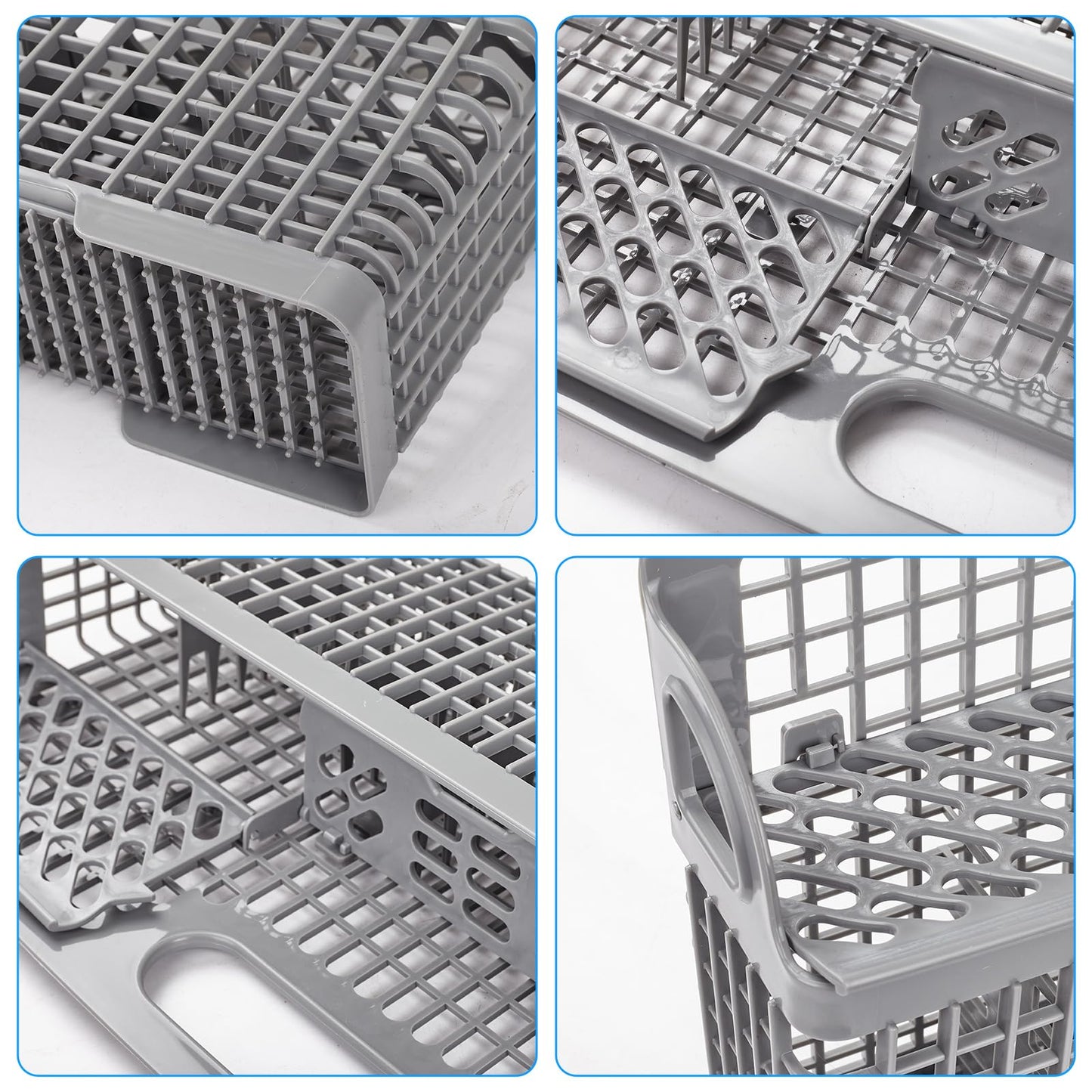 Universal Dishwasher Cutlery Basket Replacement WP8562043 Dishwasher Utensil Silverware Basket, Compatible with Part No. 8531233, WP8562043