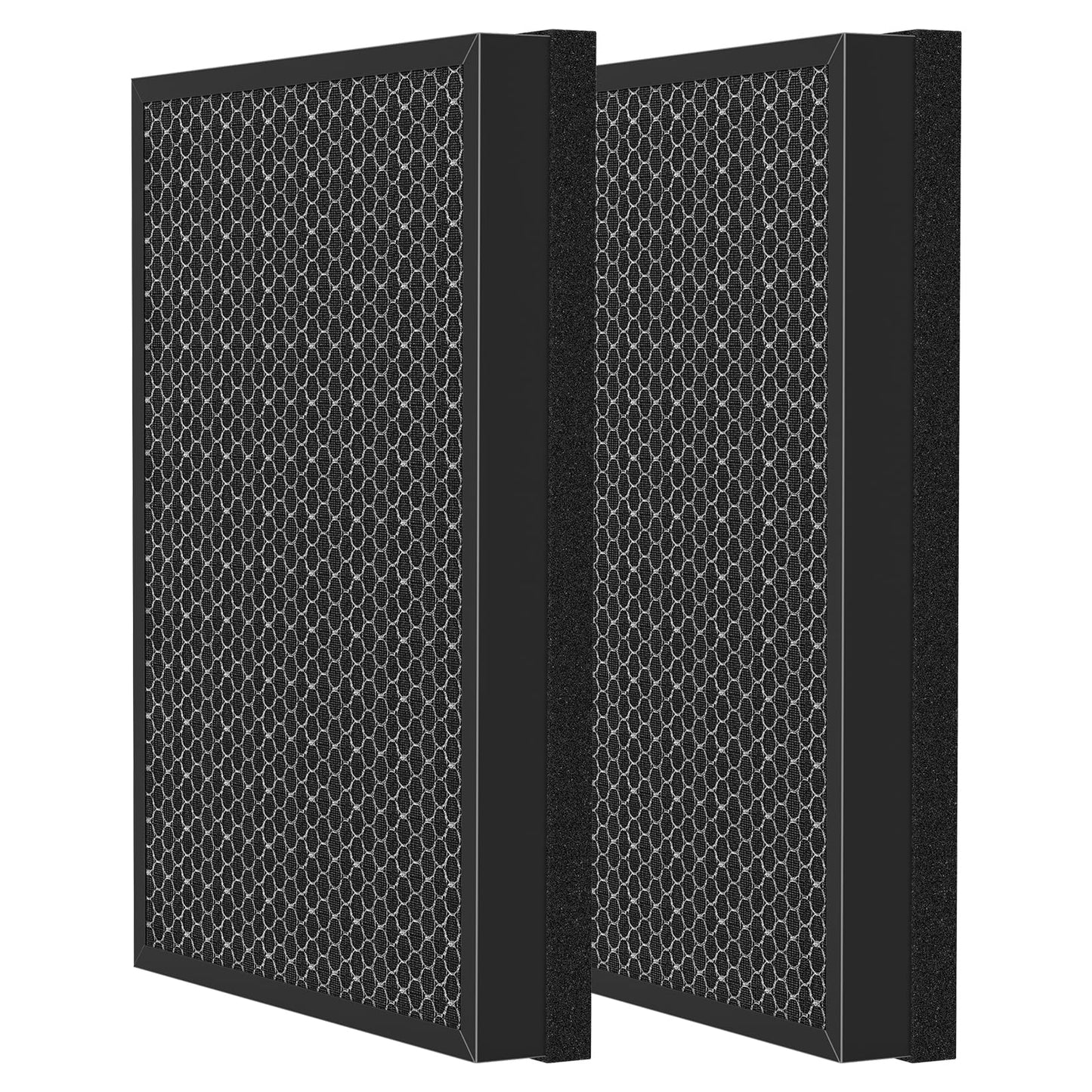 400 Air Purifier Replacement Filter Compatible with Puro 400 Air Purifier, 3-in-1 with Activated Carbon Filter Attach Pet Dander Smoke Pollen Dust, 2 Pack