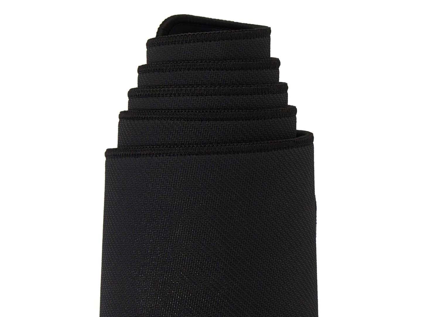 Mega Size Gaming Mouse Pad - Anti Slip Rubber Base - Stitched Edges - Large Desk Mat - 48" x 24" x 0.16" (Mega, All Black/No Logo)