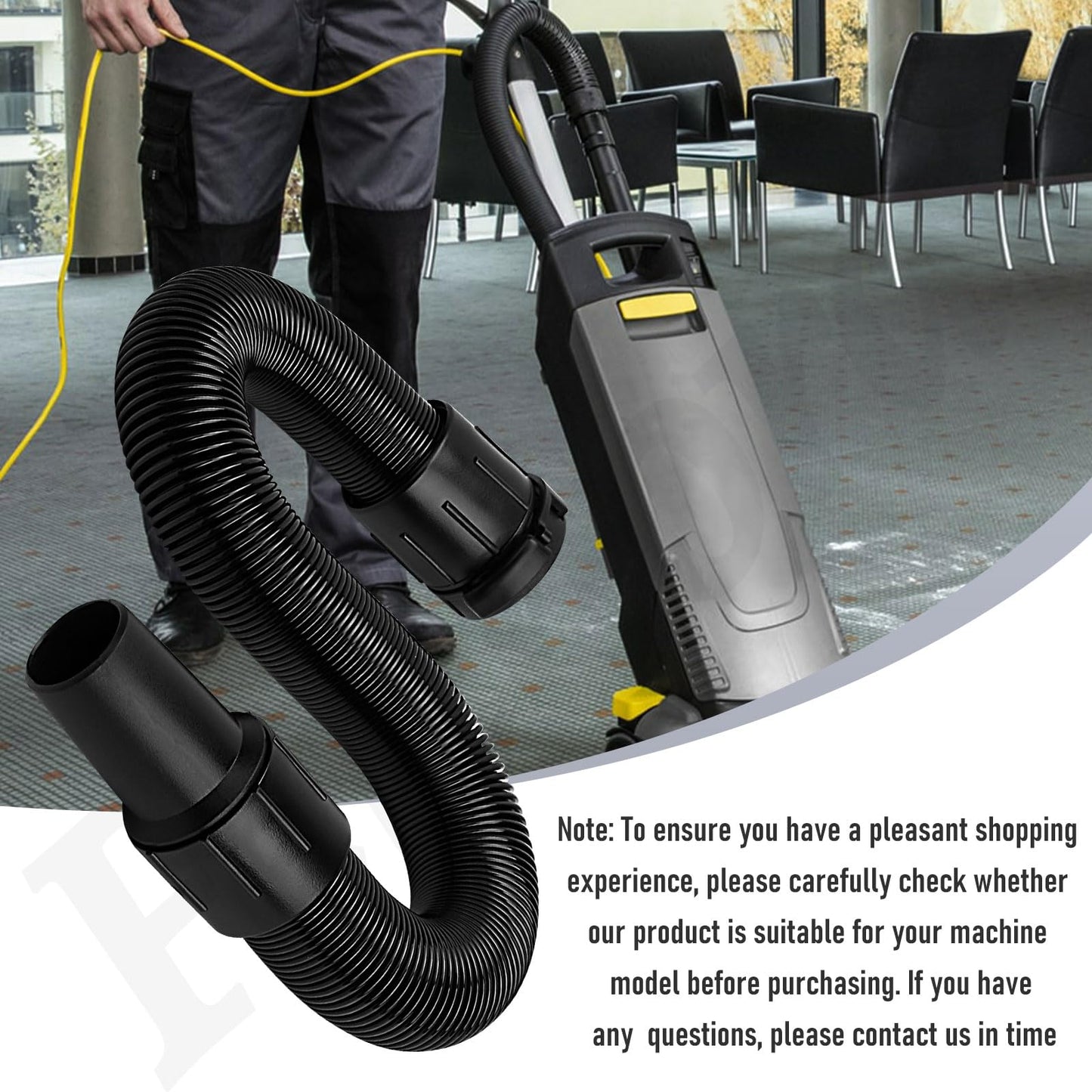 104961 Hose Assembly/Vacuum Cleaner Hose Compatible with Pro-Team 1200XP 1500XP 1500 15XP Upright Vacuum, Excellent ductility