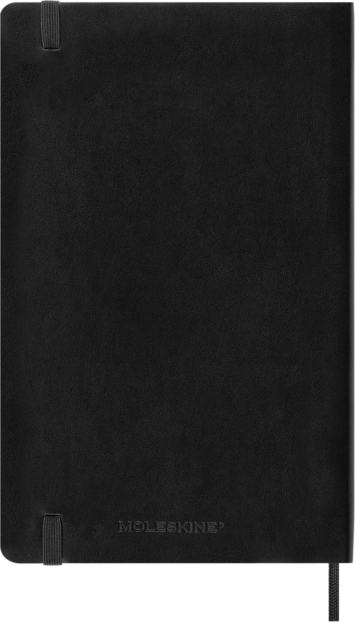 Moleskine Classic 18 Month 2026-2027 Weekly Planner, Soft Cover, Large (5" x 8.25"), Black, 208 pages