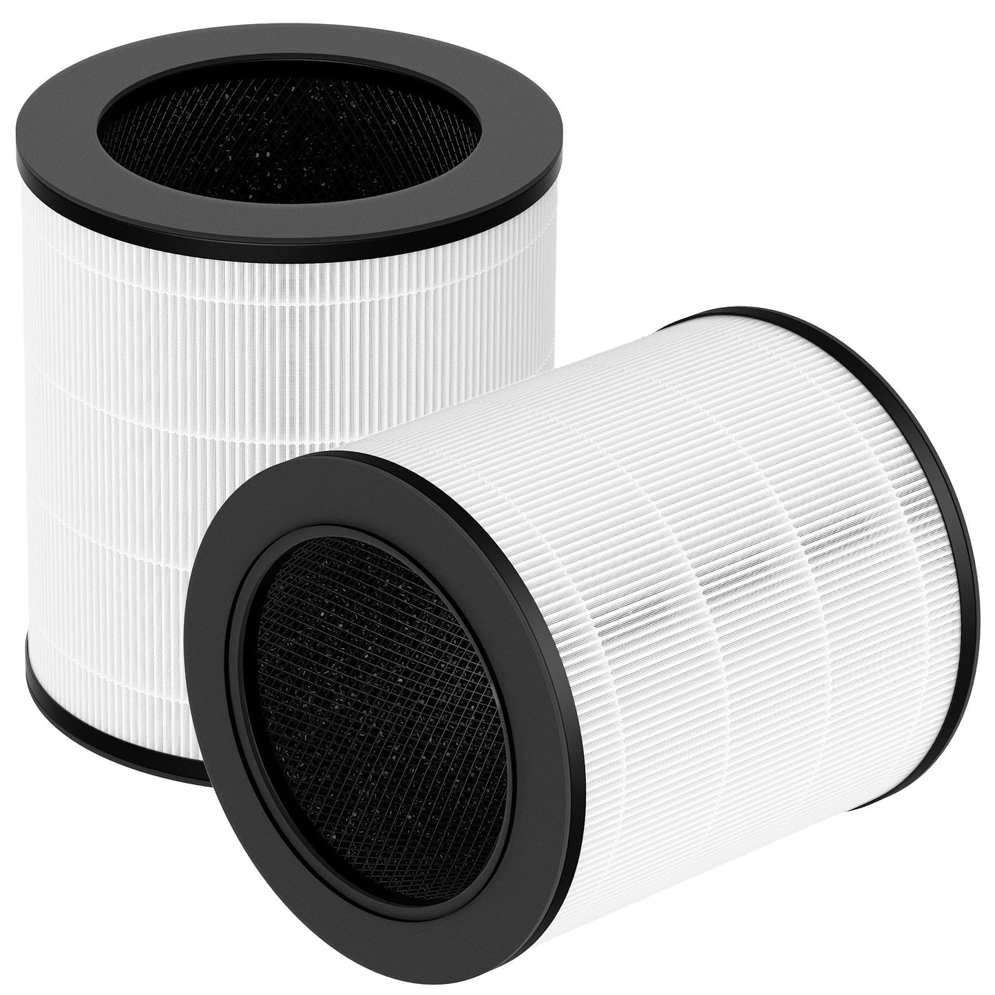 2 Pack AP-T200FL Replacement Filter Compatible with HoMedics AP-T200 AP-T2503 AP-T200-WT Air Purifier, 3-in-1 HEPA Activated Carbon Filters
