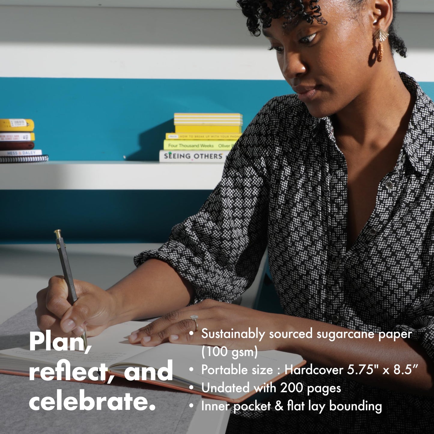 BestSelf 13-Week Self Journal & Goal Planner β Undated Daily ADHD-Friendly Journal for Men & Women | Productivity, Gratitude, Reflection & Habit Tracker | 2026 Life Organizer with Prompts, Black