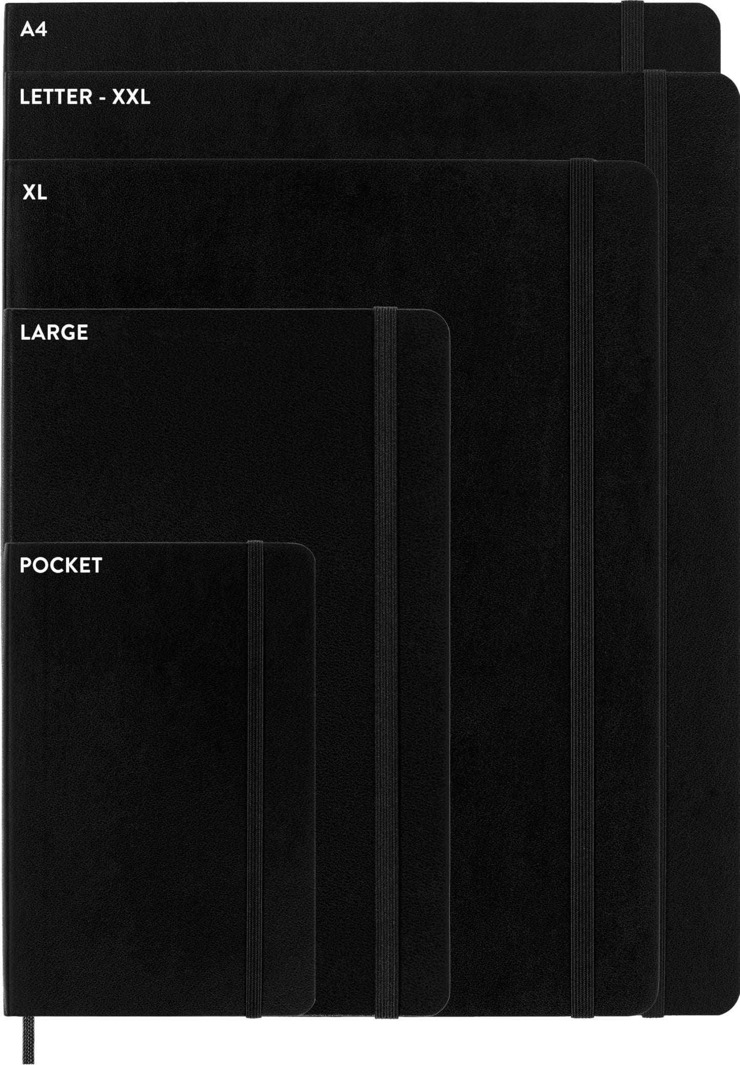 Moleskine Classic Expanded Notebook, Soft Cover, Large (5" x 8.25") Ruled/Lined, Red, 400 Pages