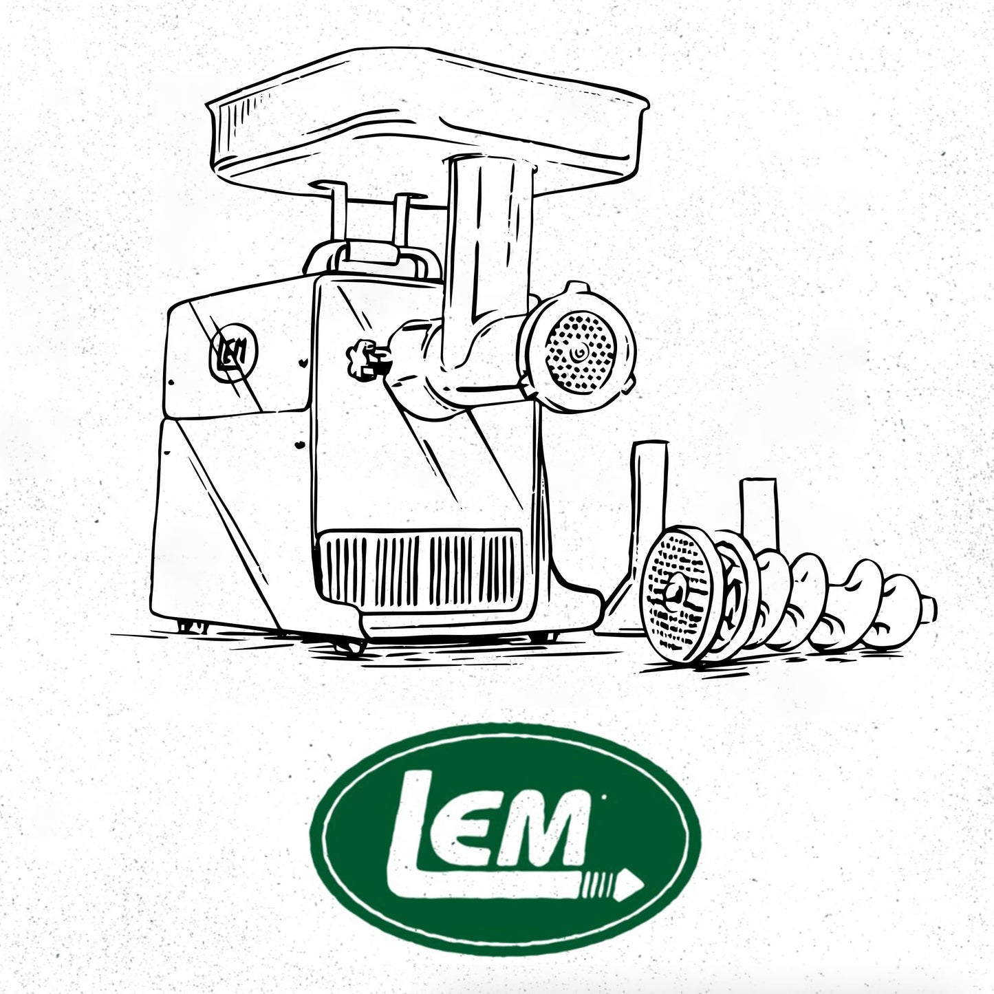 LEM Products Ground Meat Packaging System, Poly Bag Sealer Machine with Tape, 50 Wild Game Meat Bags, Freezer-Ready Packing Kit for Meats, Ground Beef, Deer Processing