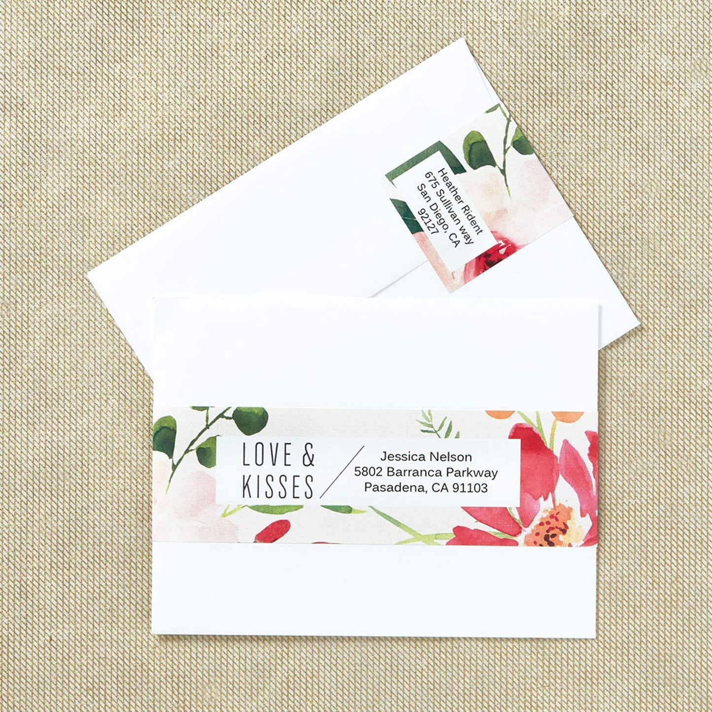 Avery Matte White Rectangle Labels, Sure Feed Technology, 8" x 3.5", 100 Matte White Printable Labels
