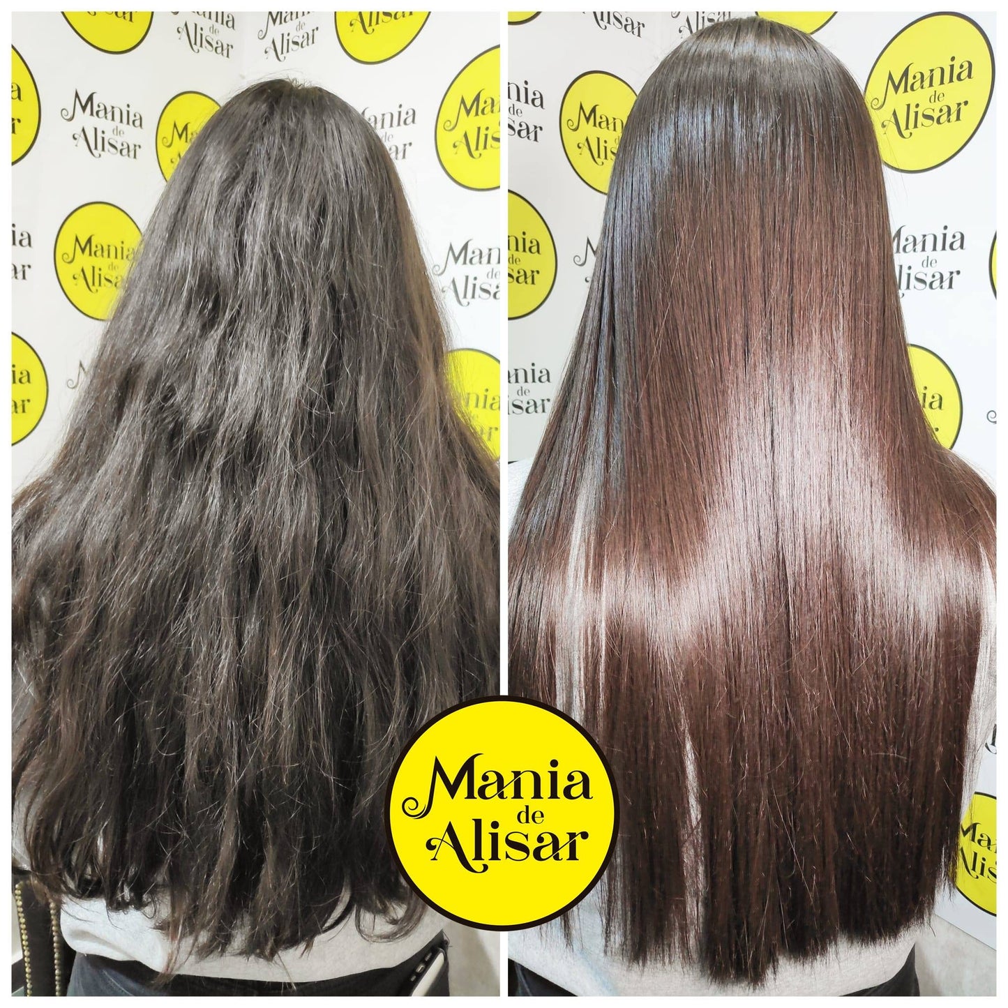 Mania de Alisar Brazilian Straightening Organic Keratin Straightening Progressive Brazilian Straightening keratina (1000 ml / 33,81 fl.oz)